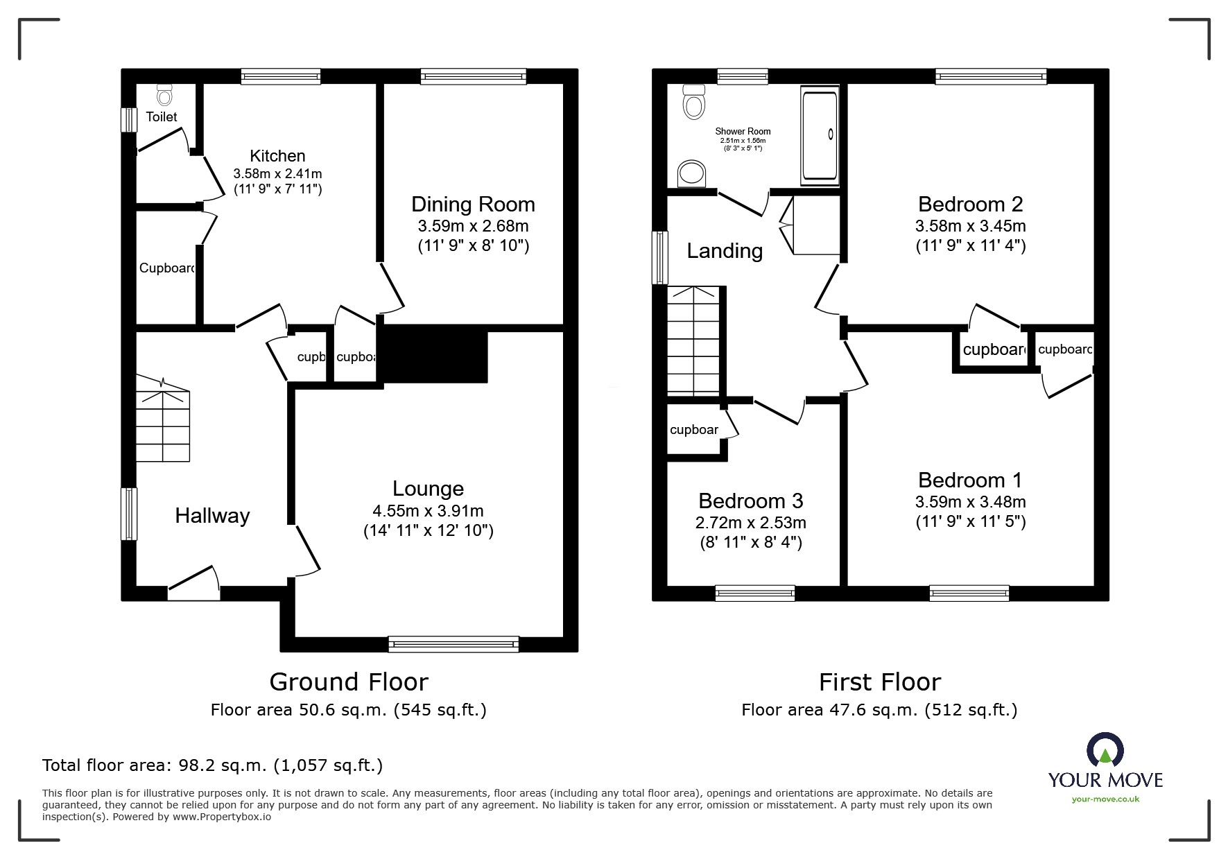 56, Hensons Lane, Coalville floorplan