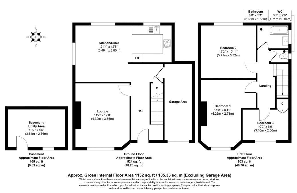 25, Loweswater Crescent, Stockton-On-Tees floorplan