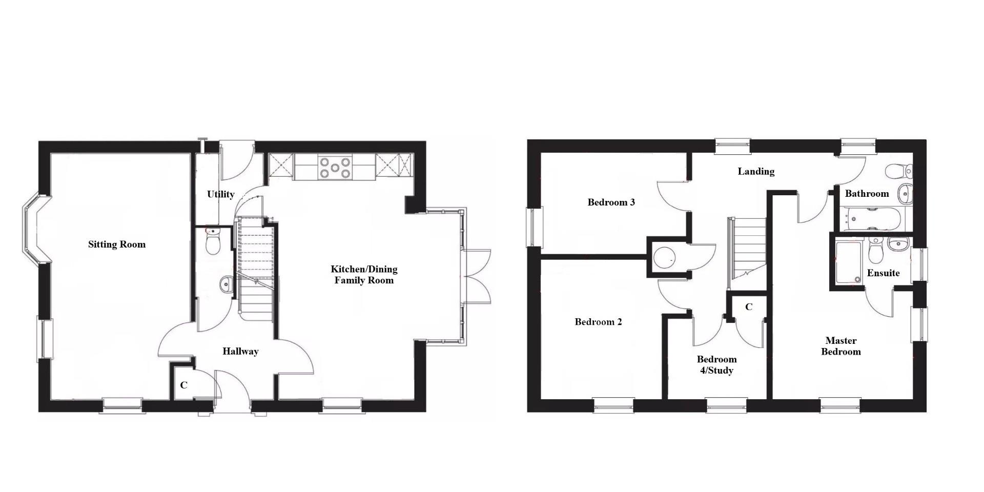 21, Alfred Underwood Way, Stonehouse floorplan