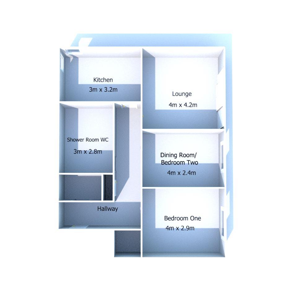 Apartment 206, Sienna Court, Oldham floorplan