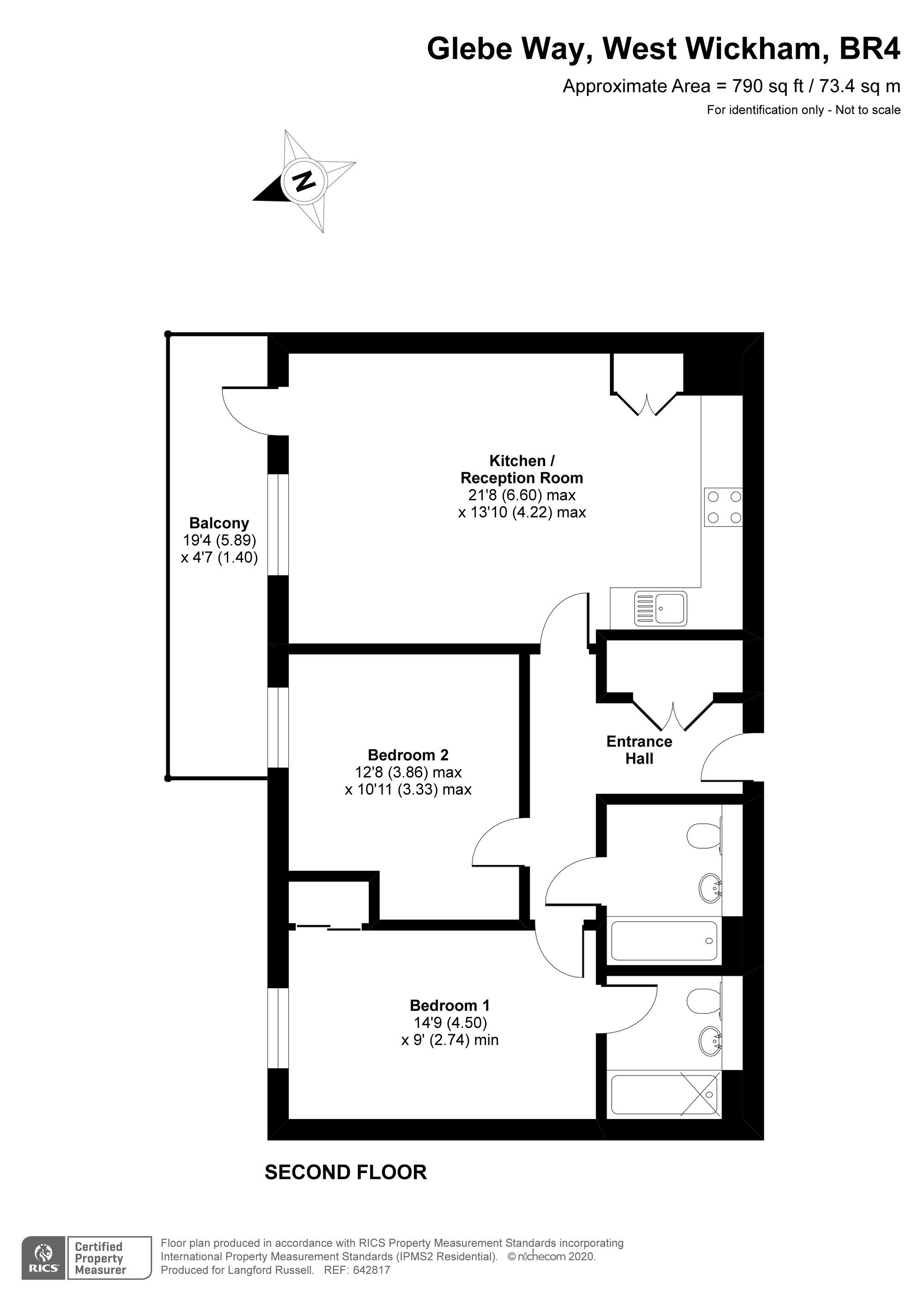 2 bed flat for sale in Glebe Way, West Wickham BR4 Zoopla