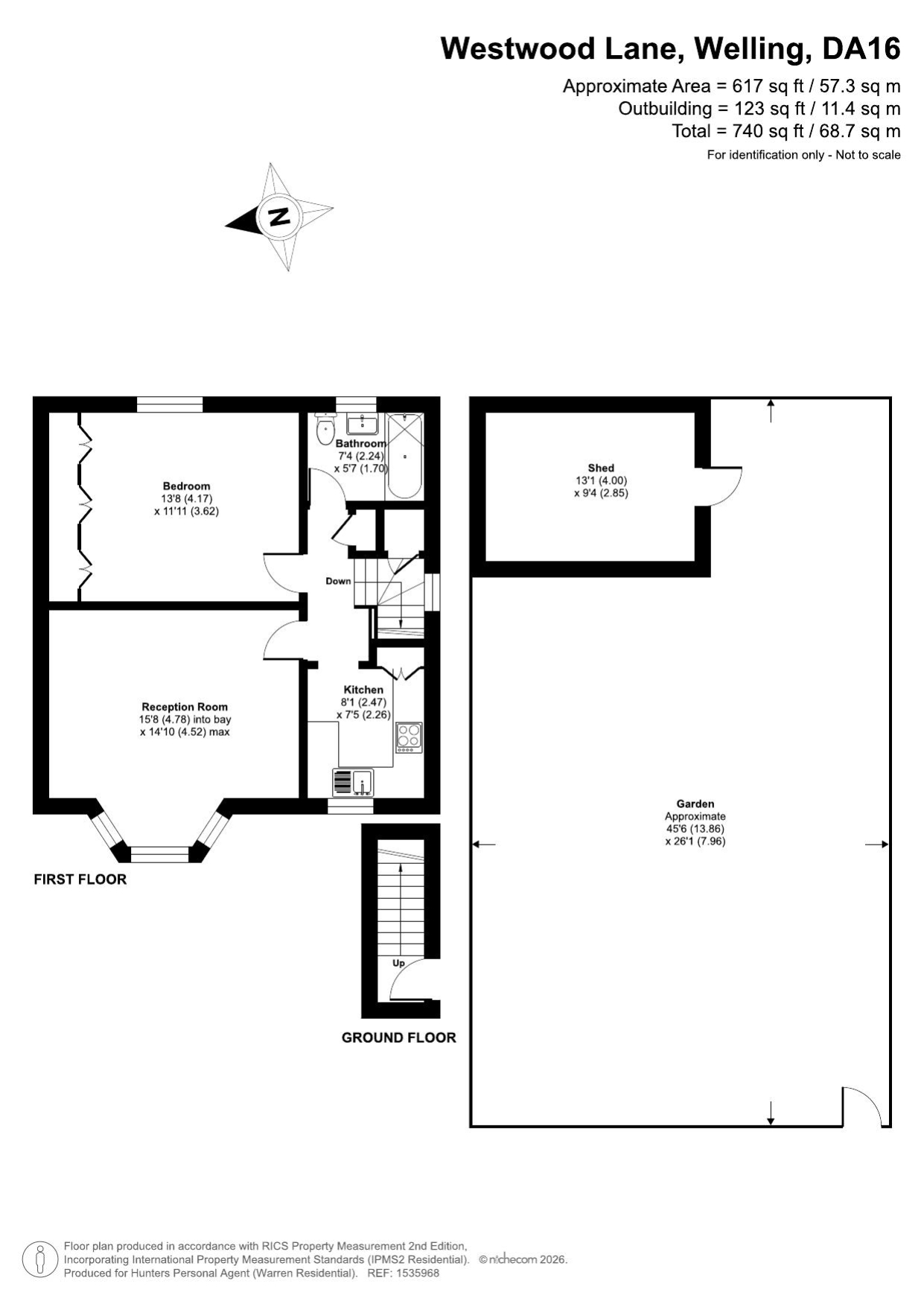 Westwood Lane, Welling floorplan