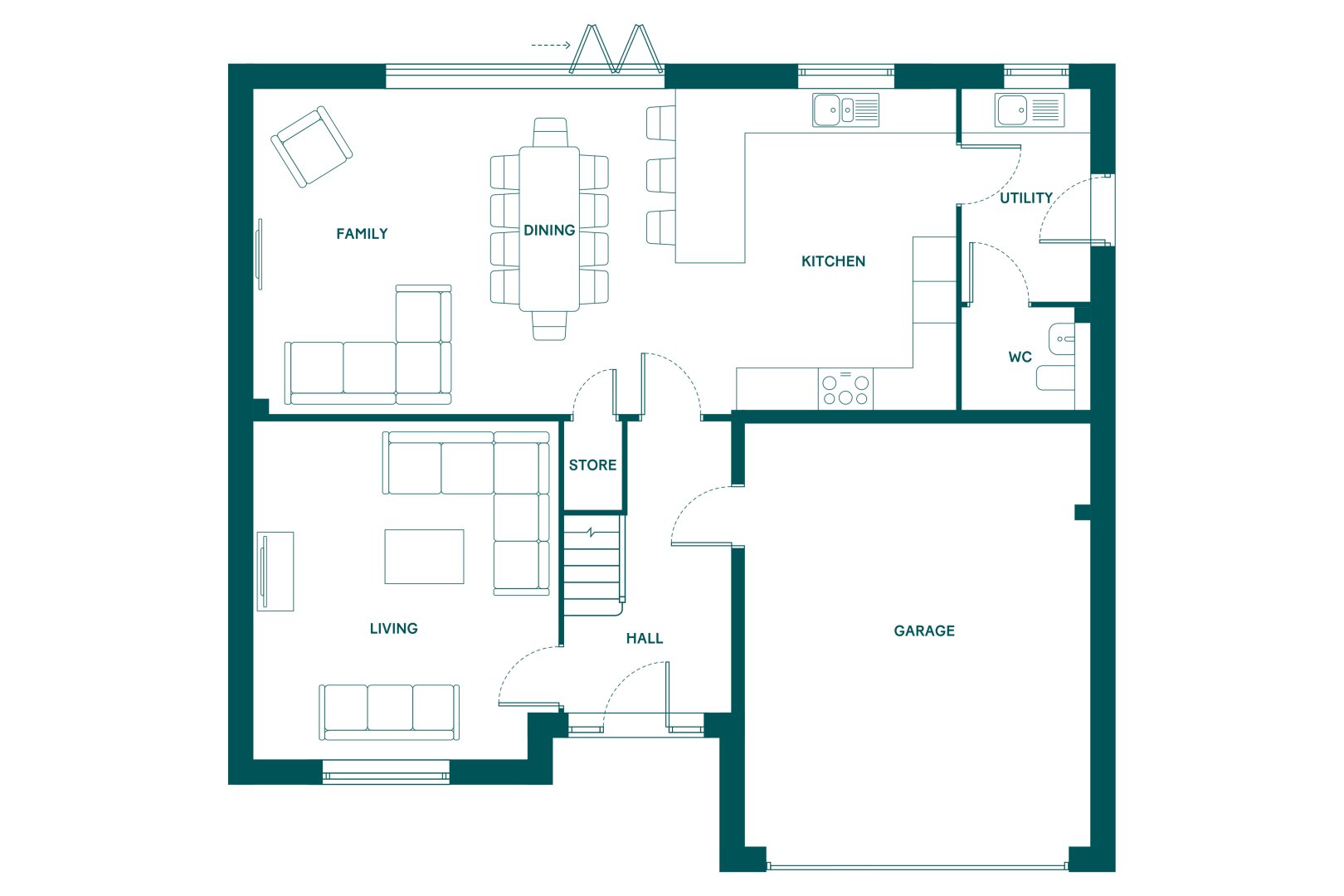 Plot 15, The Westerton, Wynyward Pines, Wynyard Estate, Tees Valley floorplan