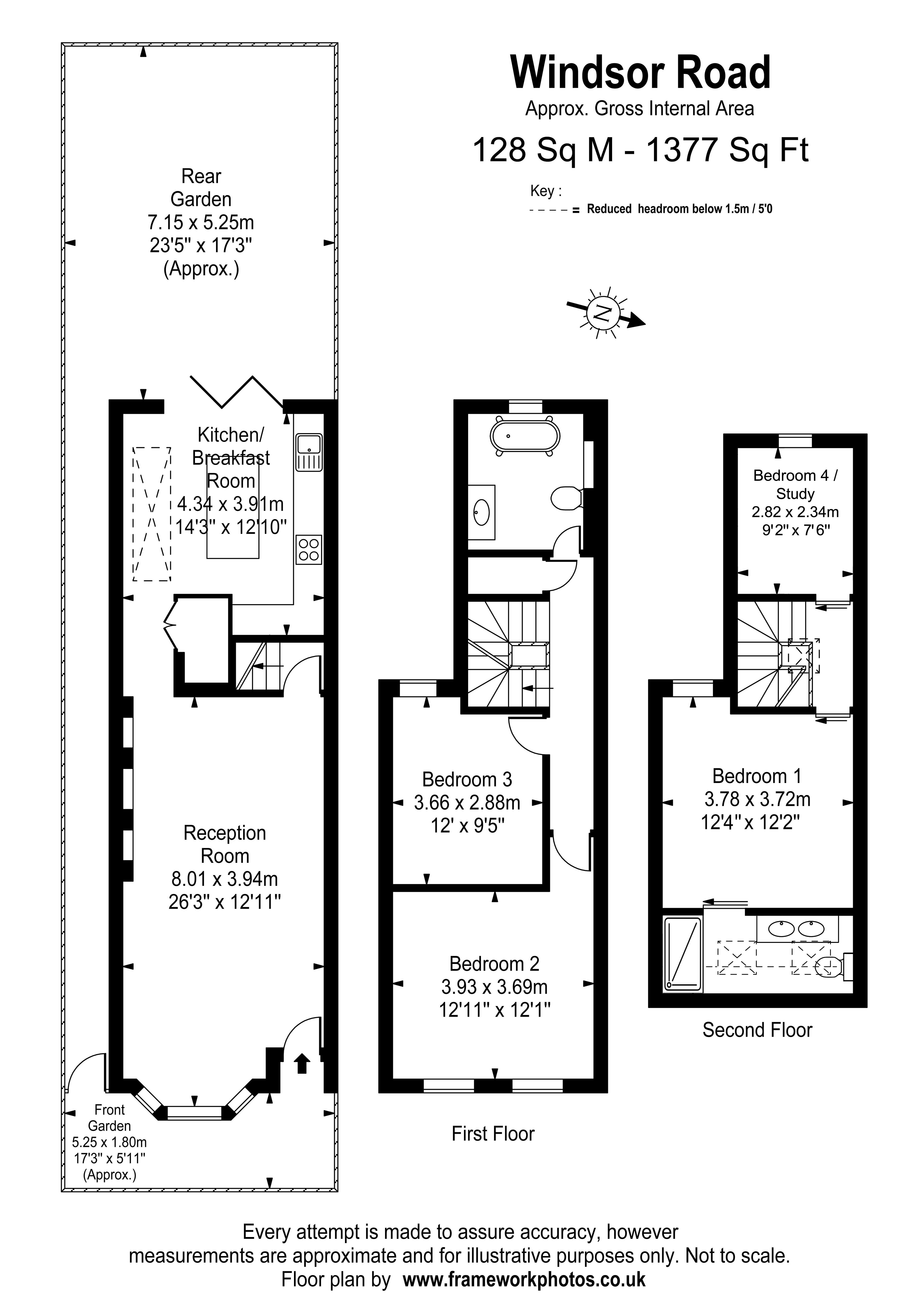 45, Windsor Road, Surrey floorplan