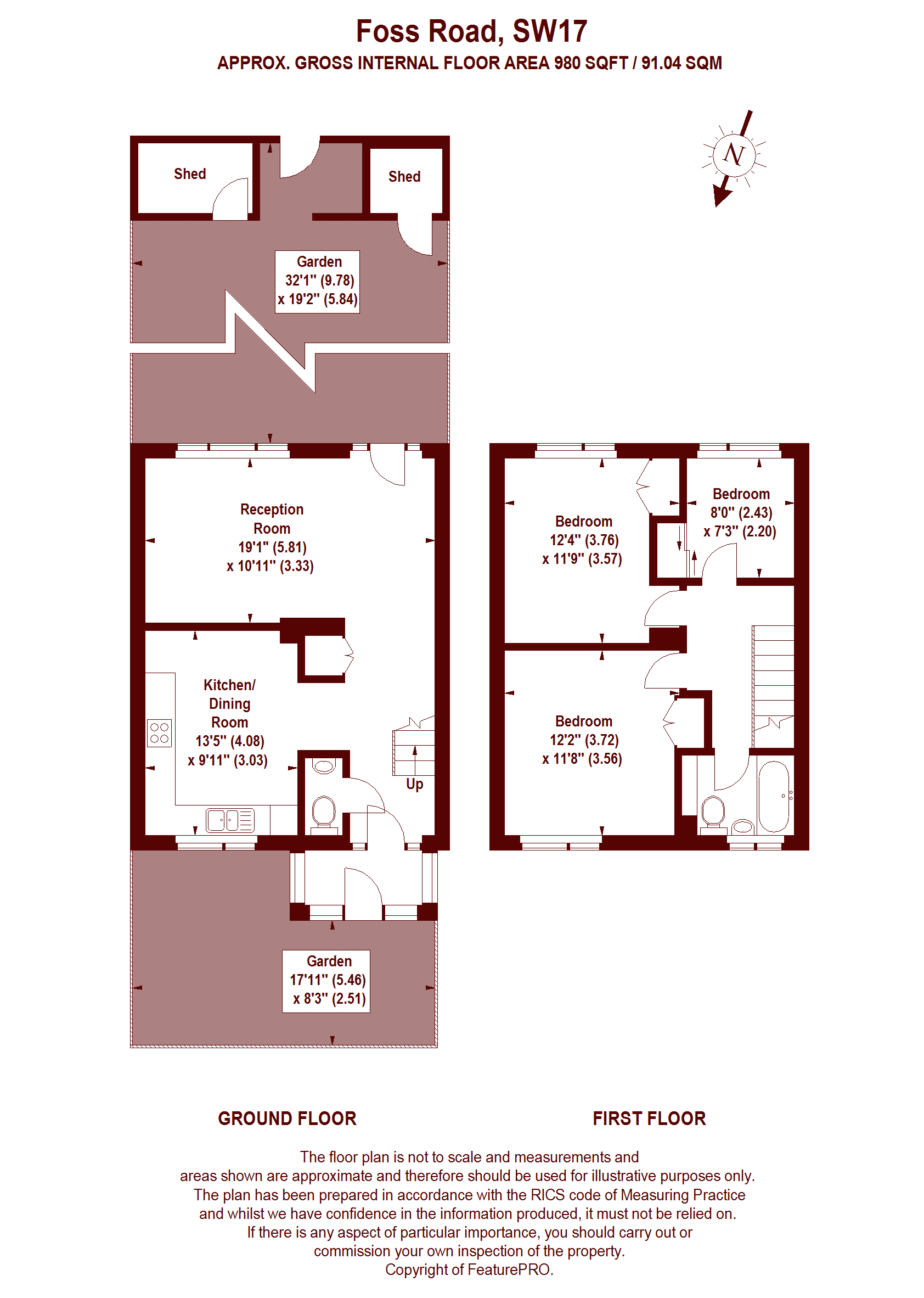 3 Bedrooms Terraced house for sale in Foss Road, London SW17