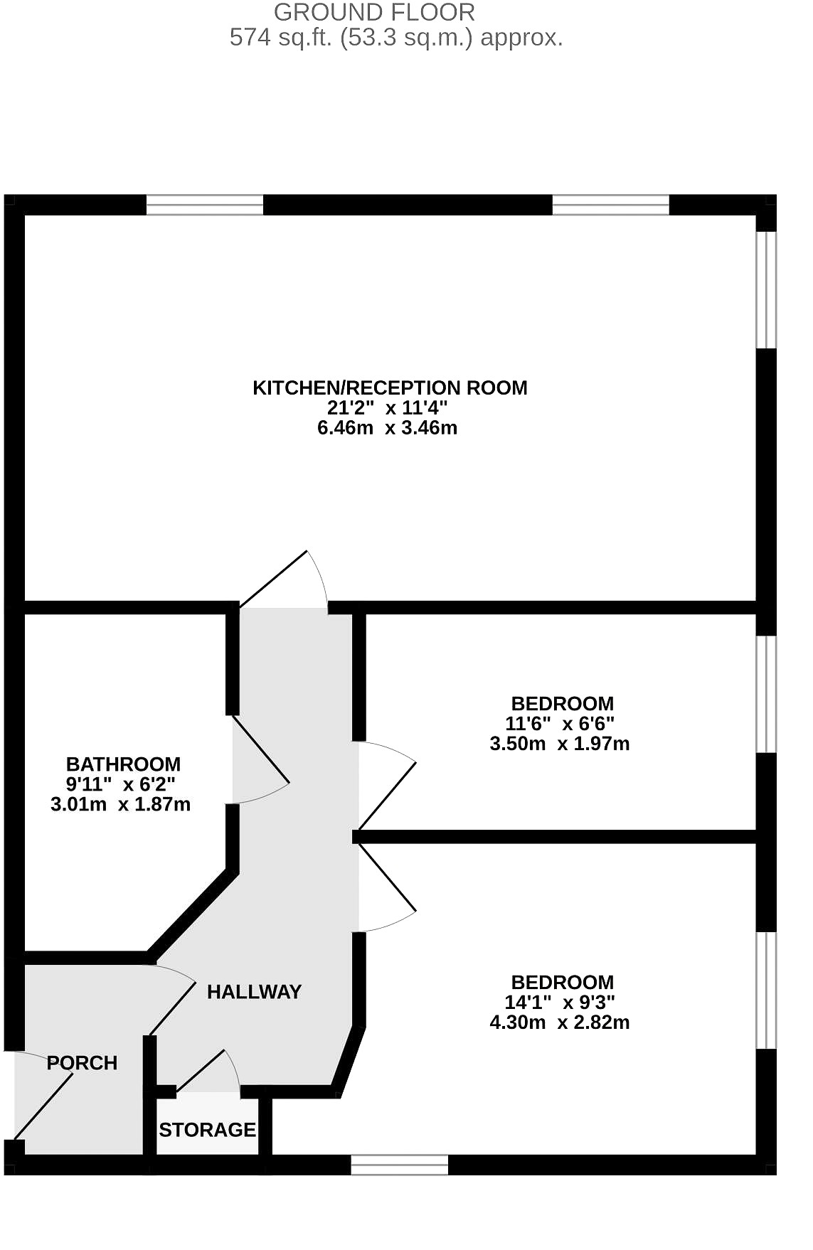 94, Britain Street, Greater Manchester floorplan