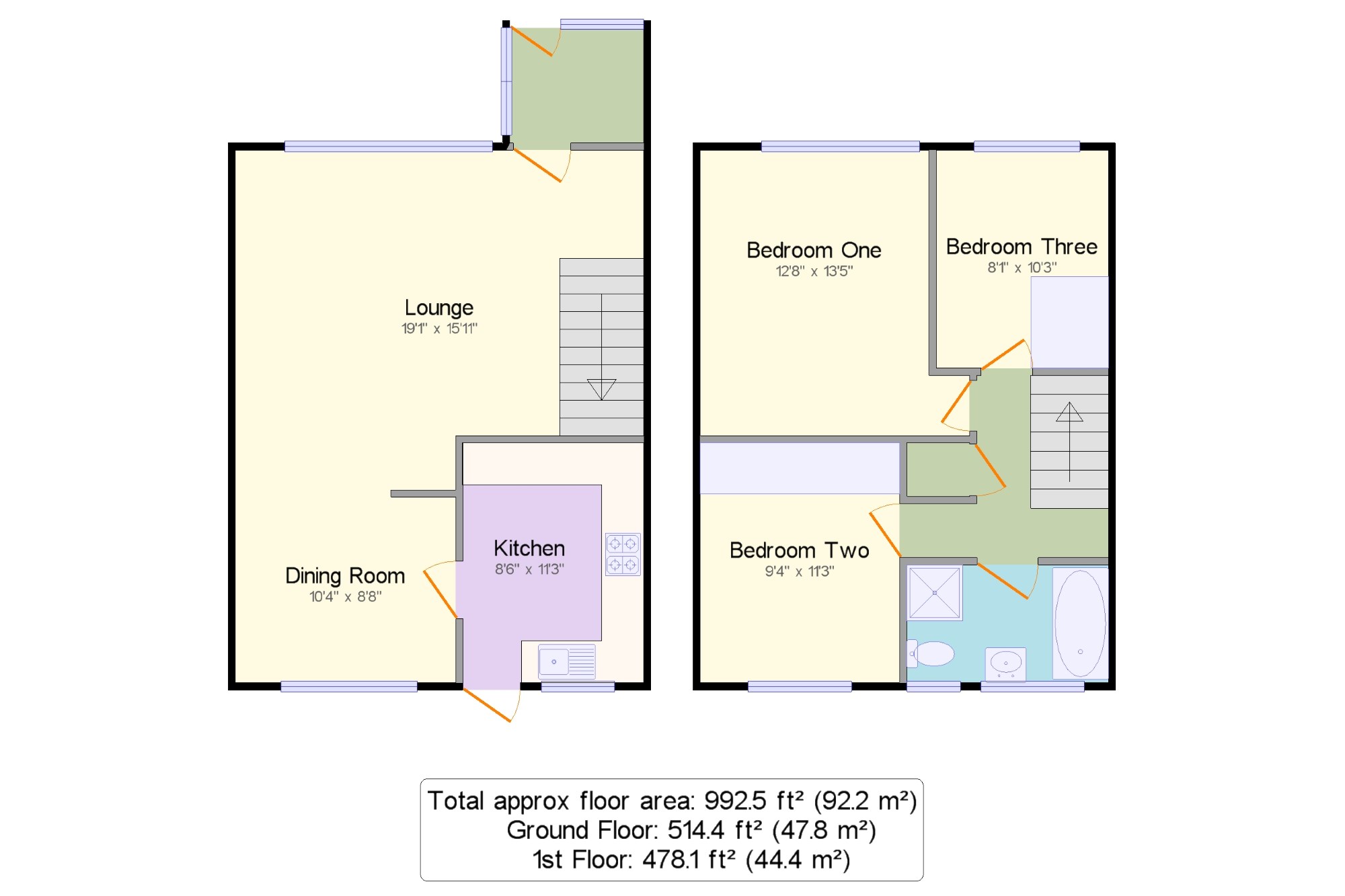 3 Bedrooms Terraced house for sale in Birling Drive, Tunbridge Wells, Kent, Tunbridge Wells TN2