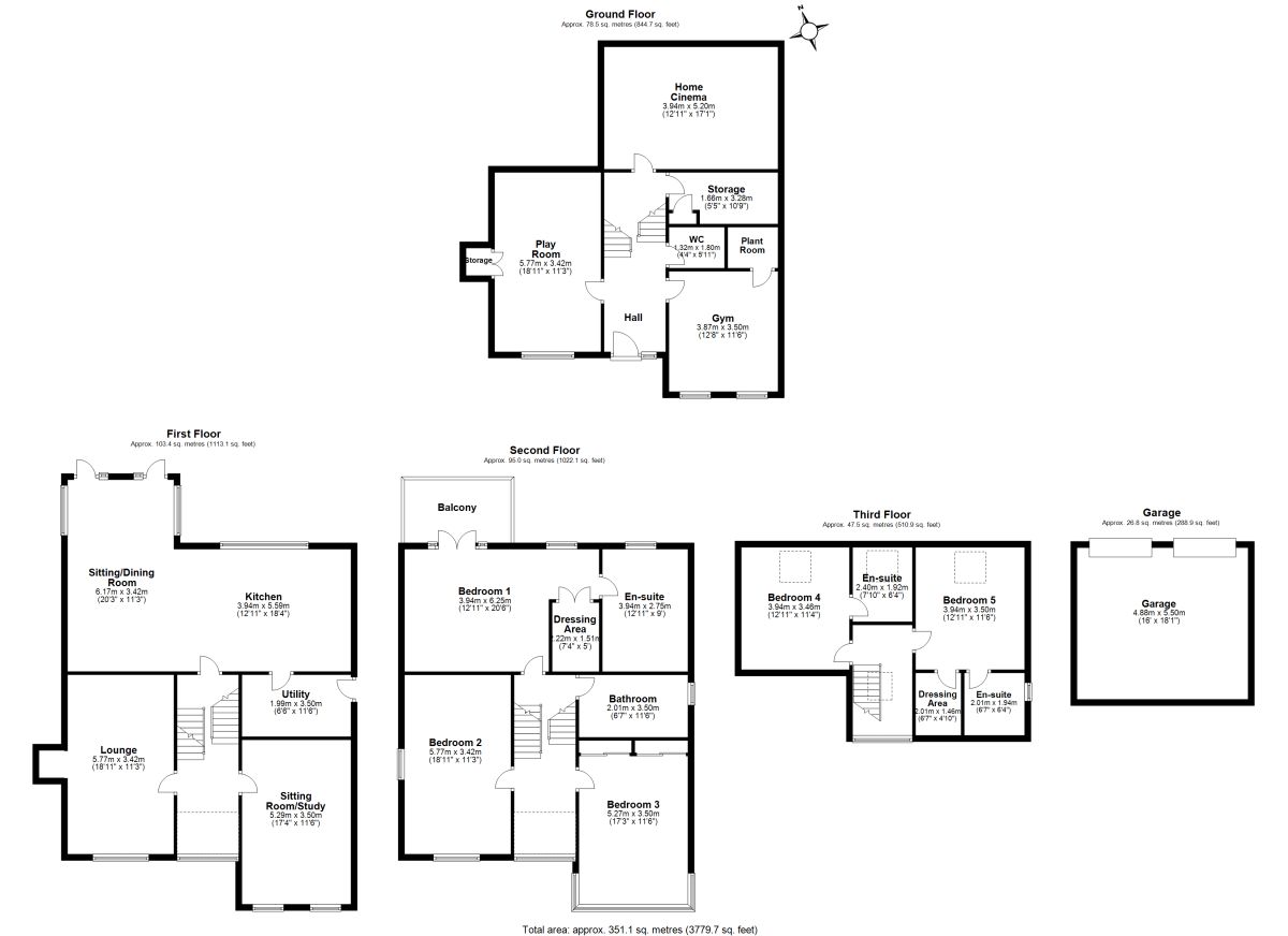 5 Bedrooms Detached house for sale in The Sedges Delamere Road, Norley, Frodsham WA6