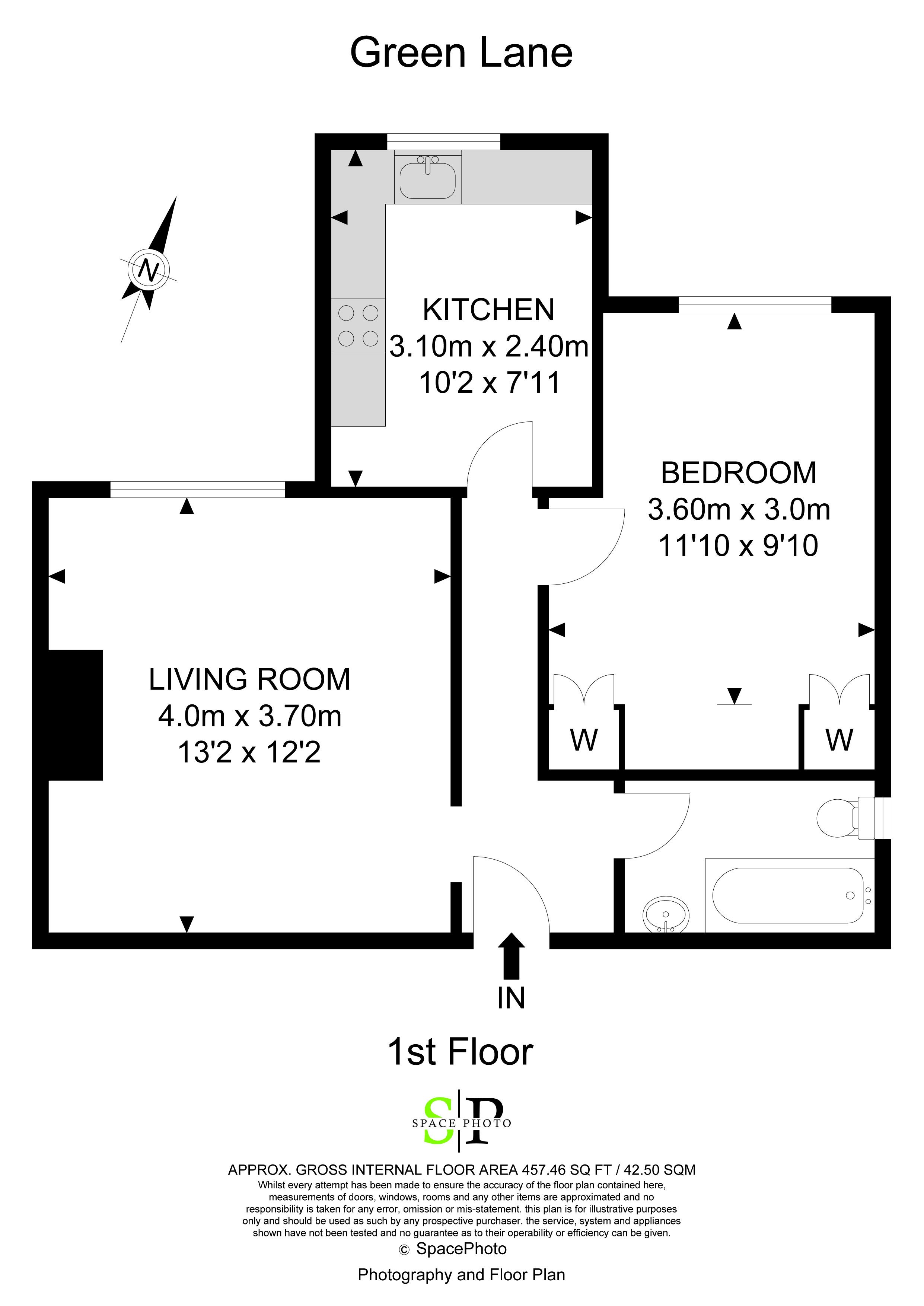 593c, Green Lane, ILFORD floorplan