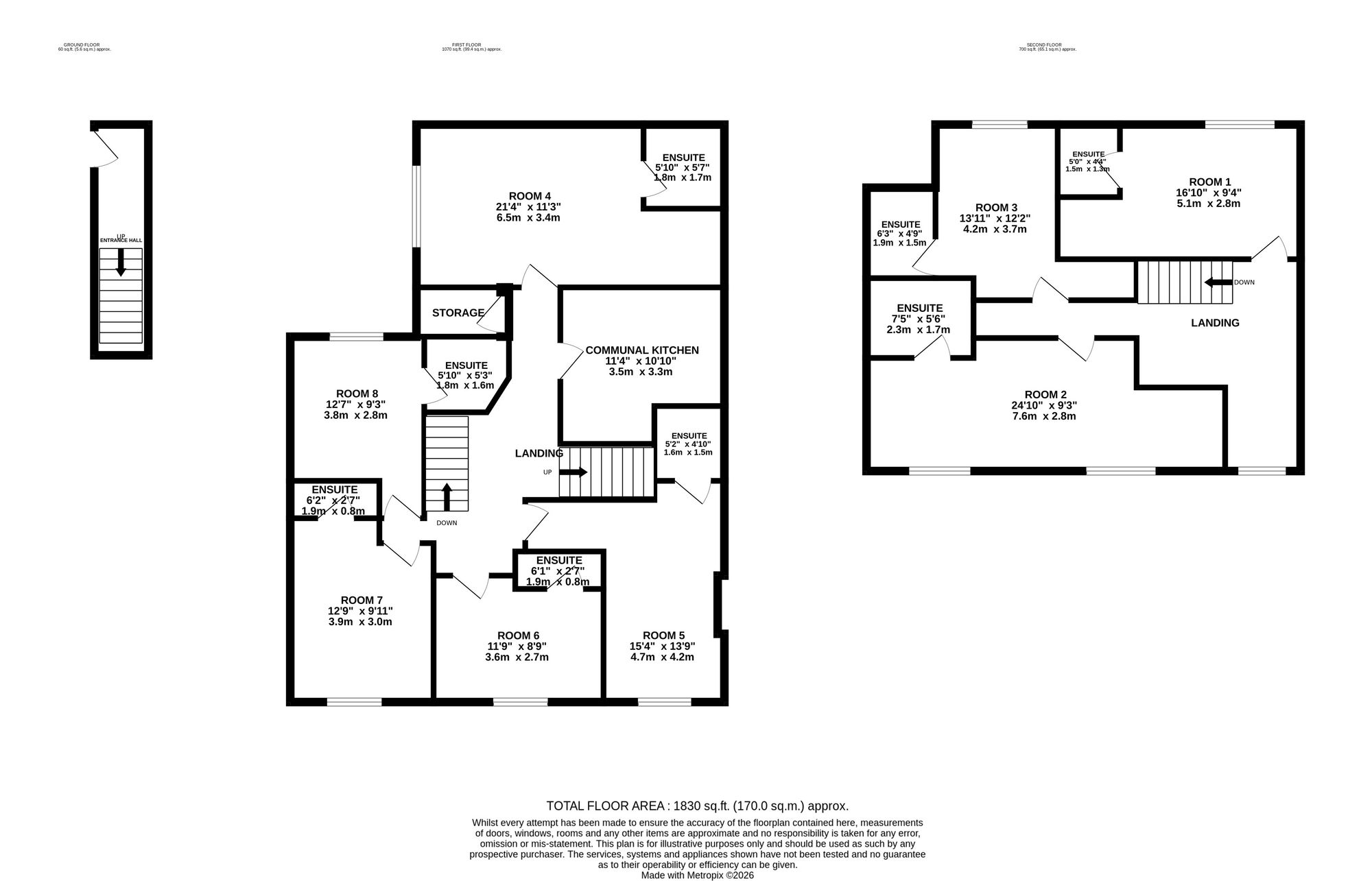 Room 5, 198a Halfway Street, Sidcup floorplan