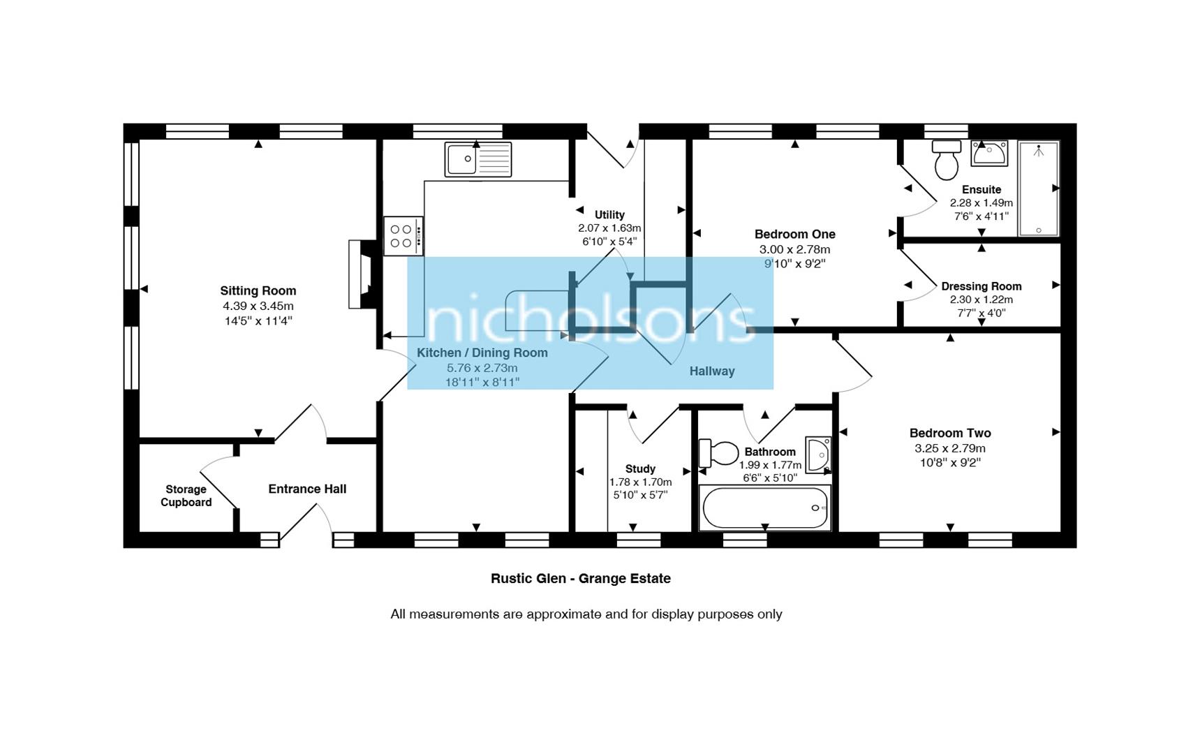 34, Rustic Glen, Grange Estate, Church Crookham floorplan