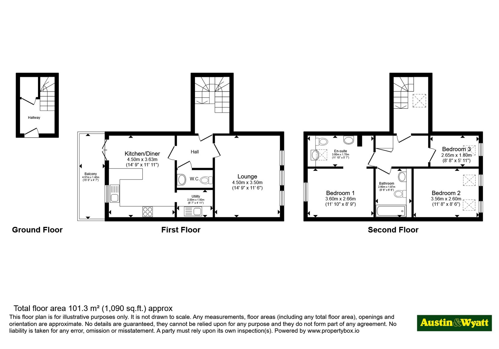 3, The Mews, 10, Norwich Avenue, Dorset floorplan