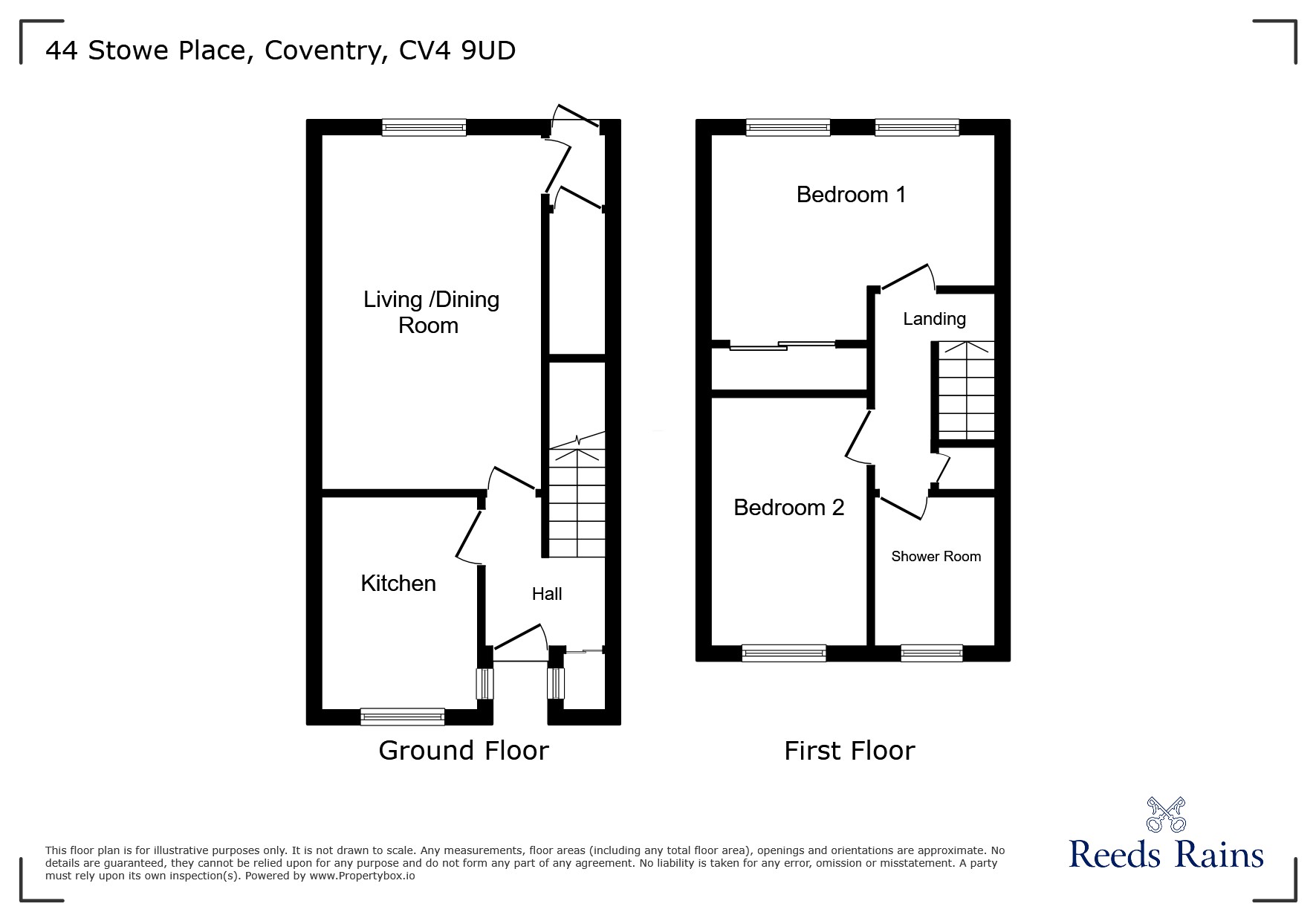 44, Stowe Place, Coventry floorplan