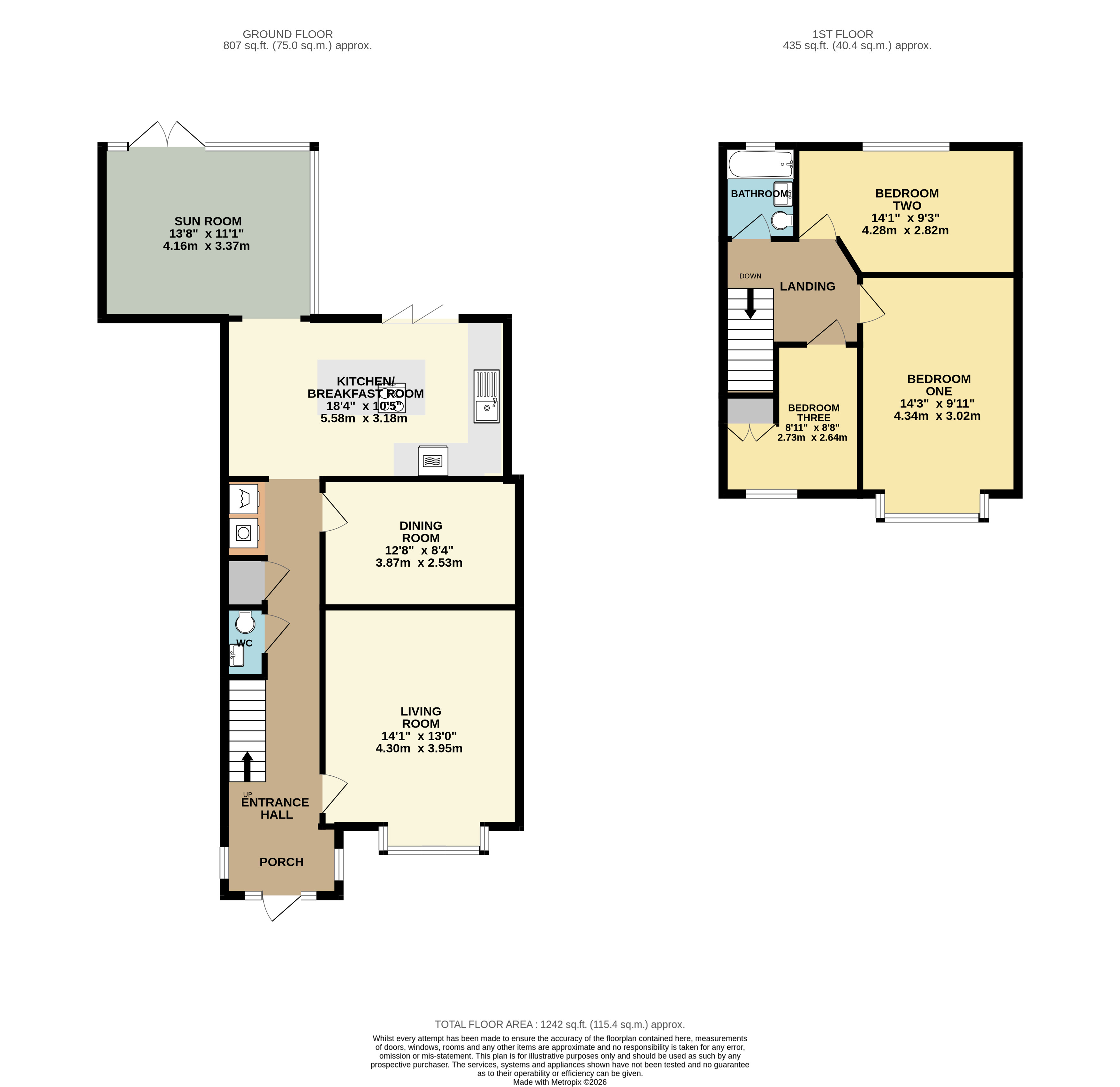 32, West Avenue, Altrincham floorplan
