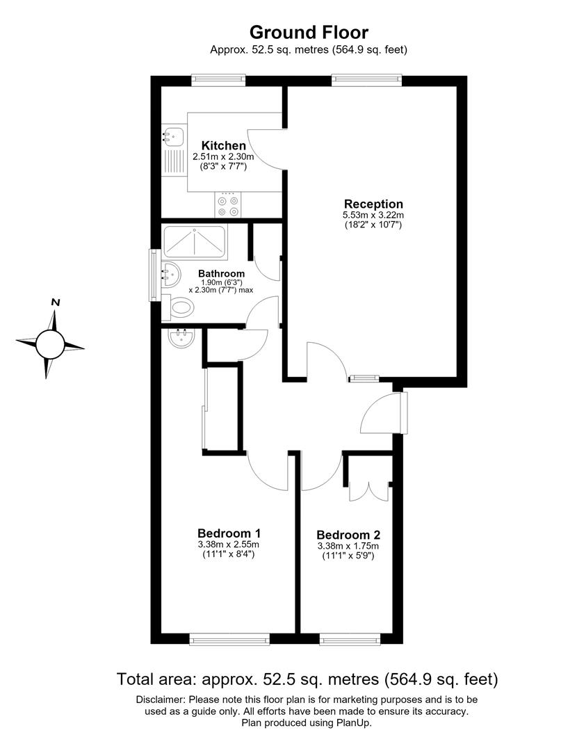 Cross Road, Wimbledon floorplan