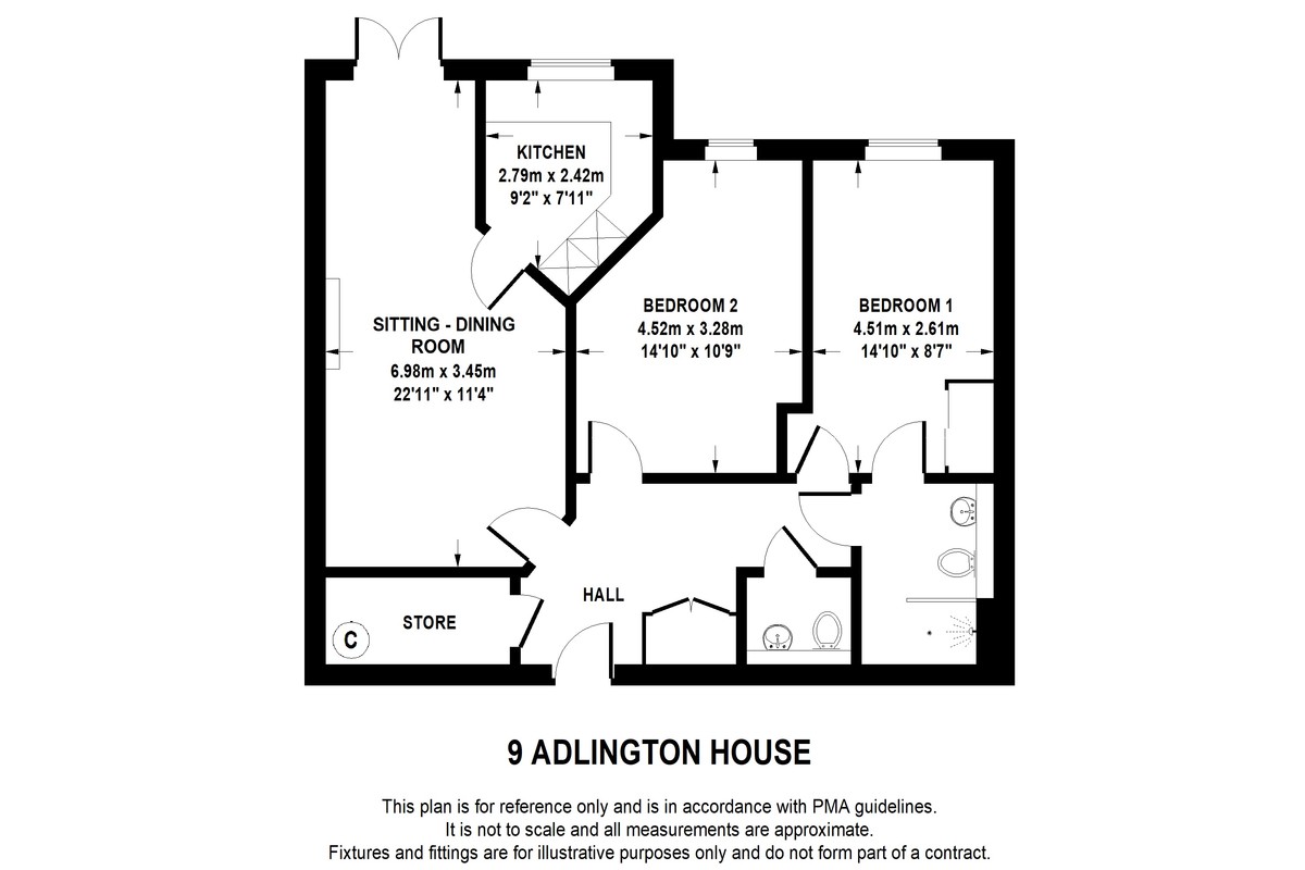 Adlington House, Otley LS21, 2 bedroom flat for sale 60504909