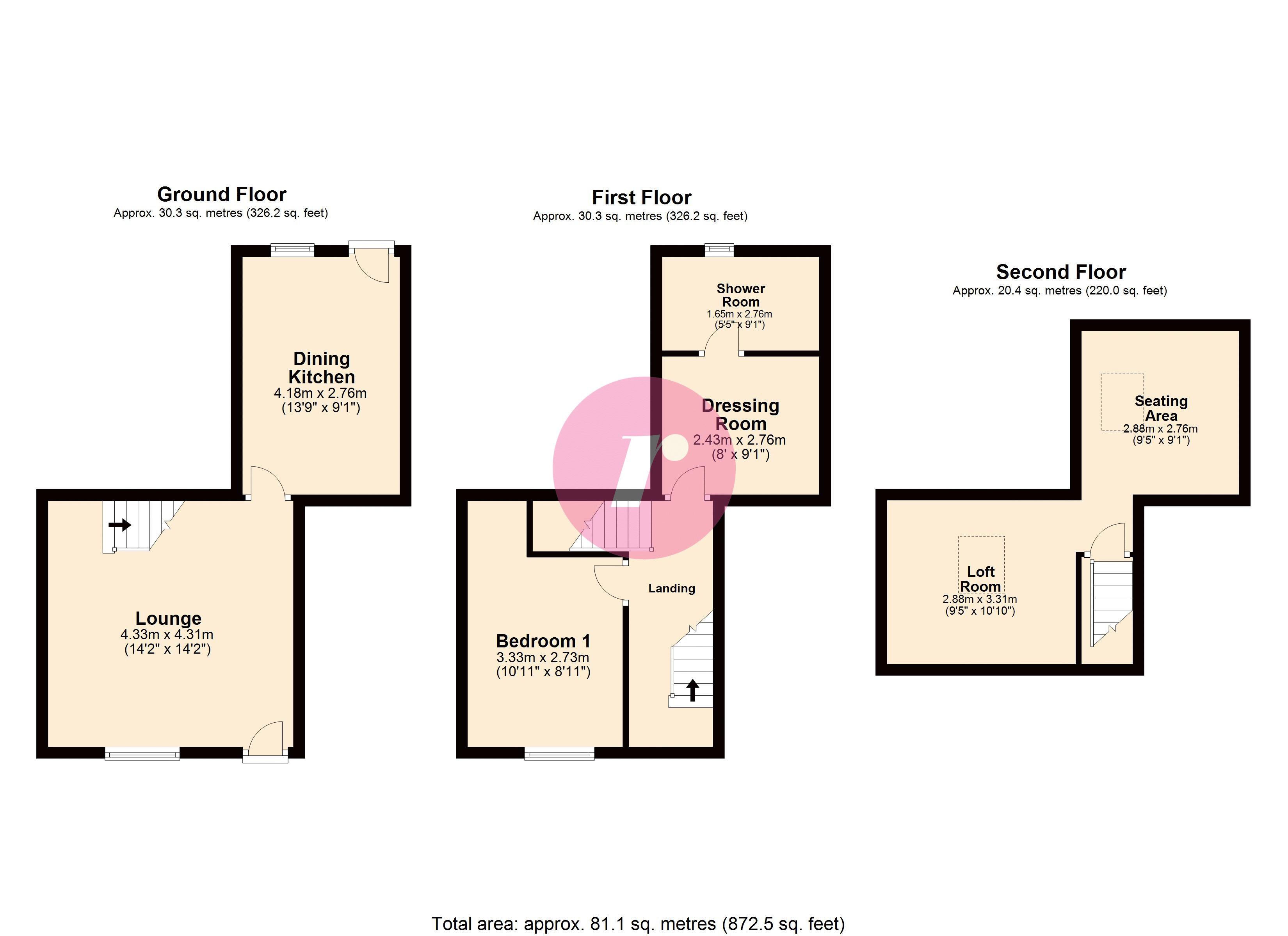 596, Edenfield Road, Rochdale floorplan