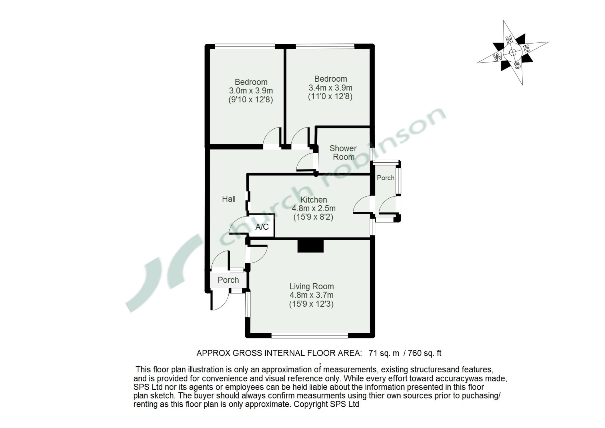 2 Bedrooms Semi-detached bungalow for sale in Edwin Road, Didcot OX11