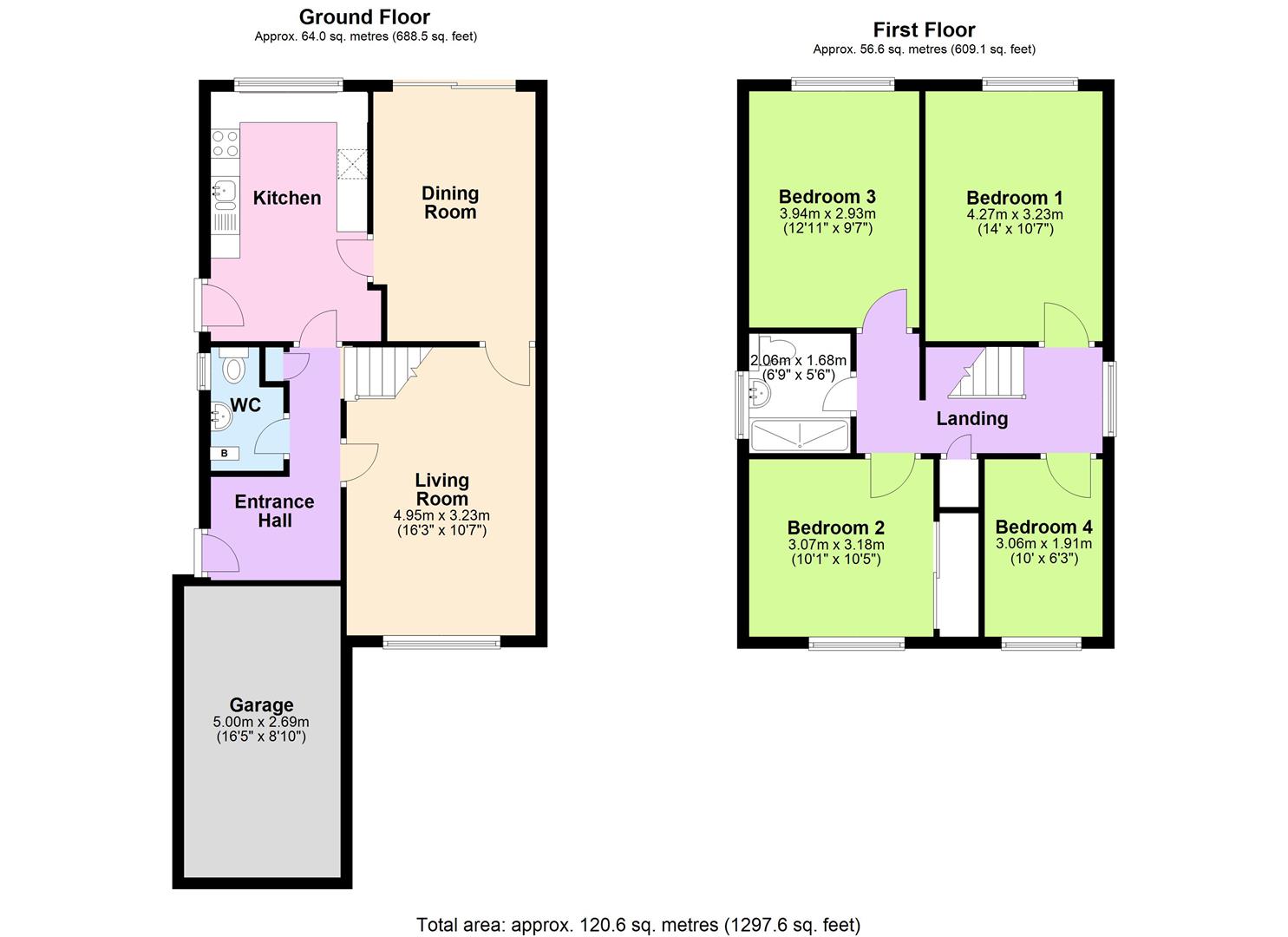 303, Winslow Road, Bromyard floorplan