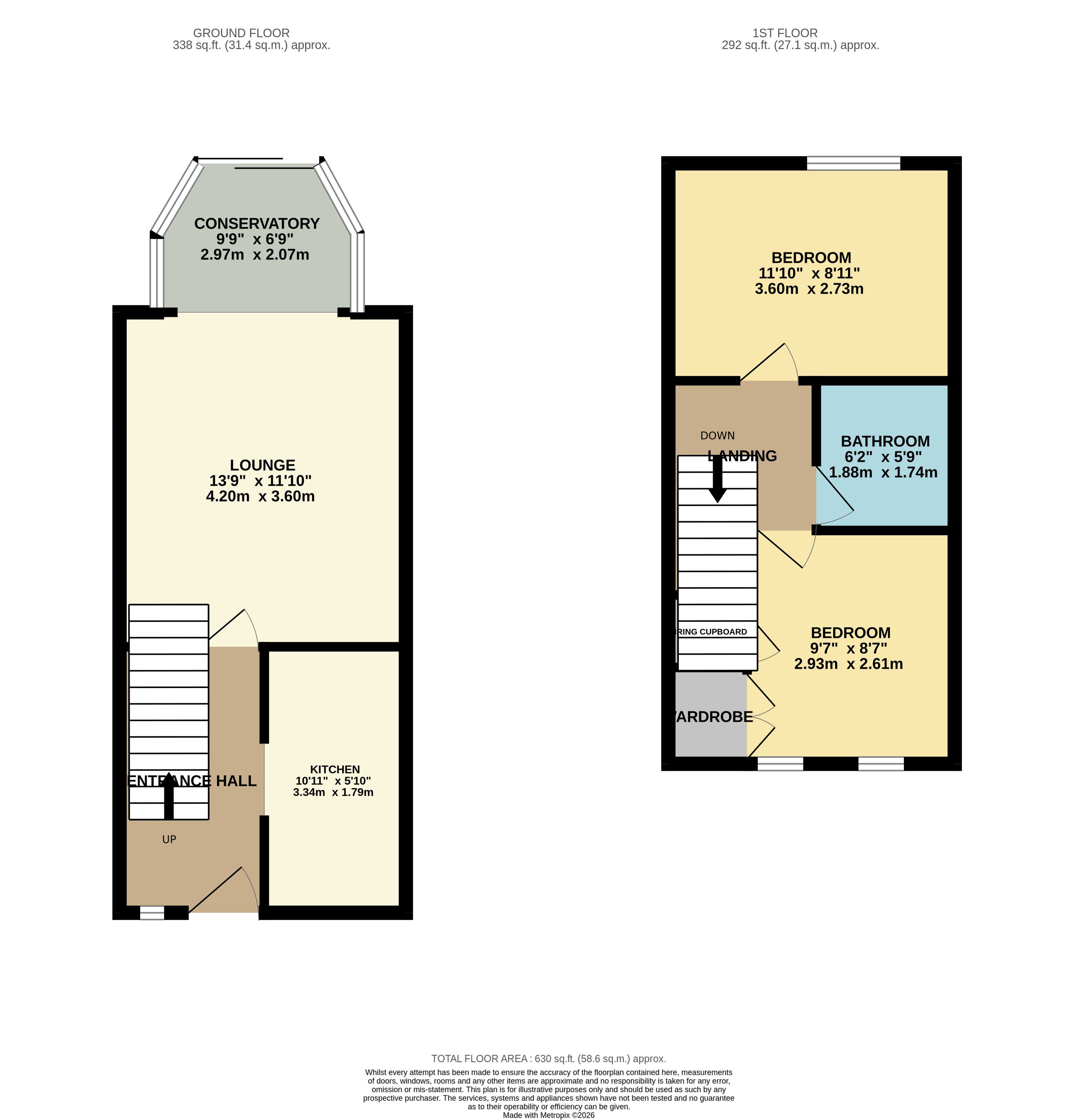 57, Tarrant Road, Bournemouth floorplan