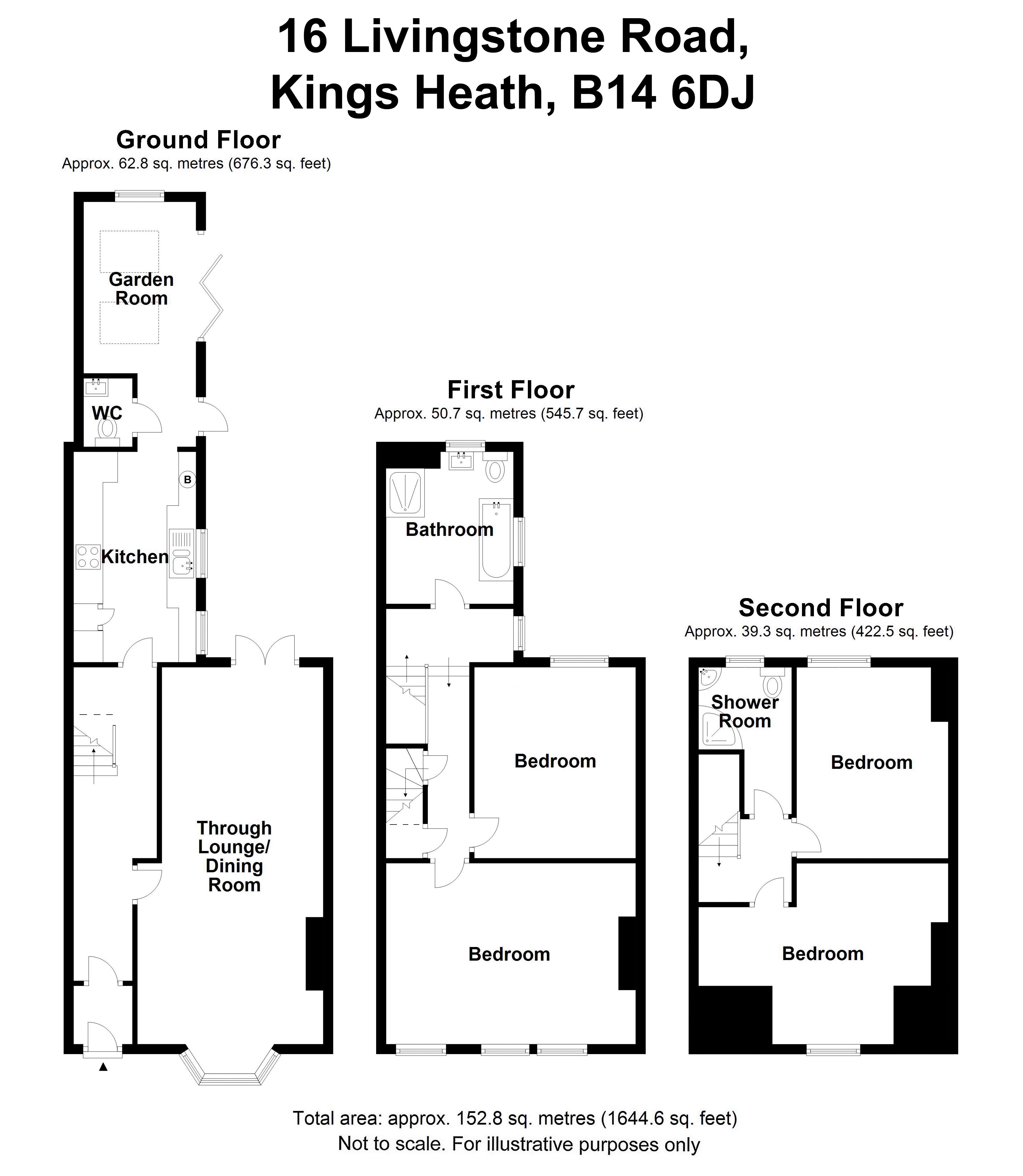 Livingstone Road, Kings Heath Birmingham B14, 4 bedroom semidetached