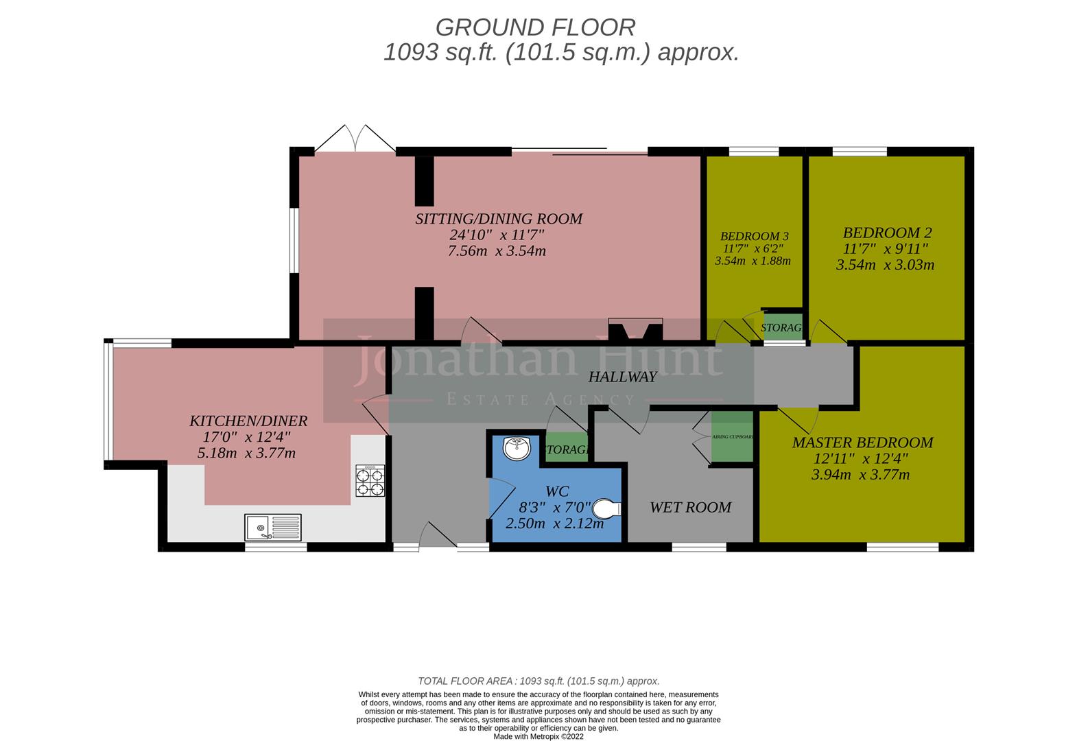 North Drive, High Cross, Ware SG11, 3 bedroom detached bungalow for