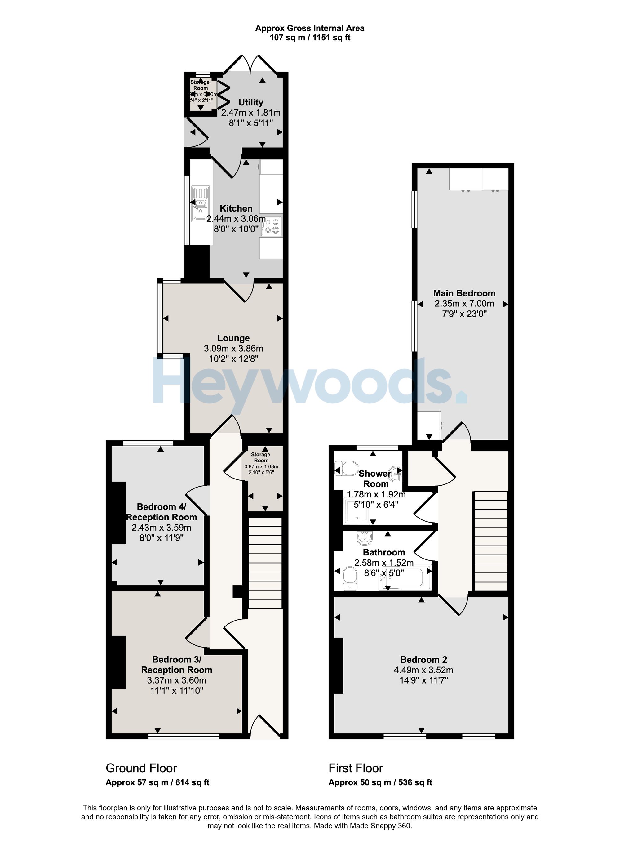 224 High Street, Newcastle floorplan