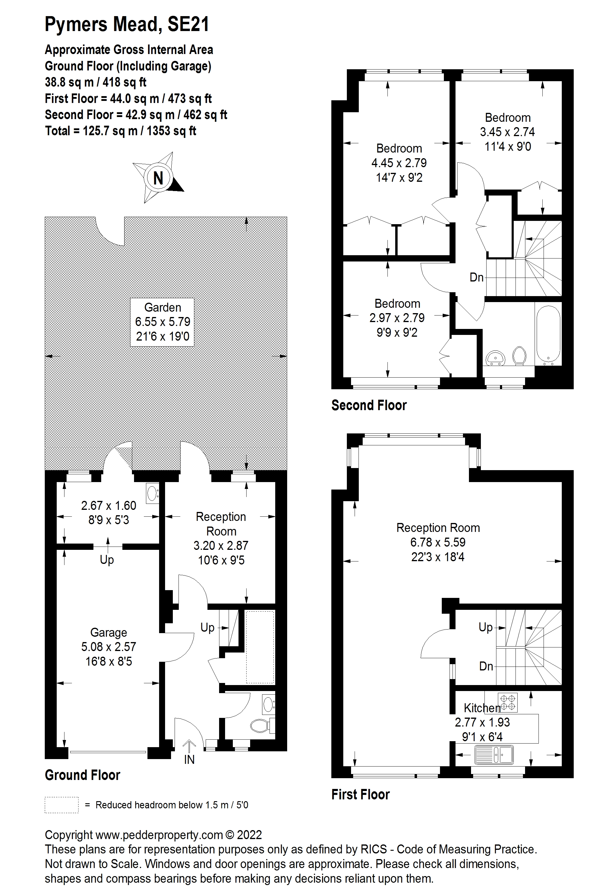 Pymers Mead, Dulwich, London SE21, 3 bedroom town house for sale