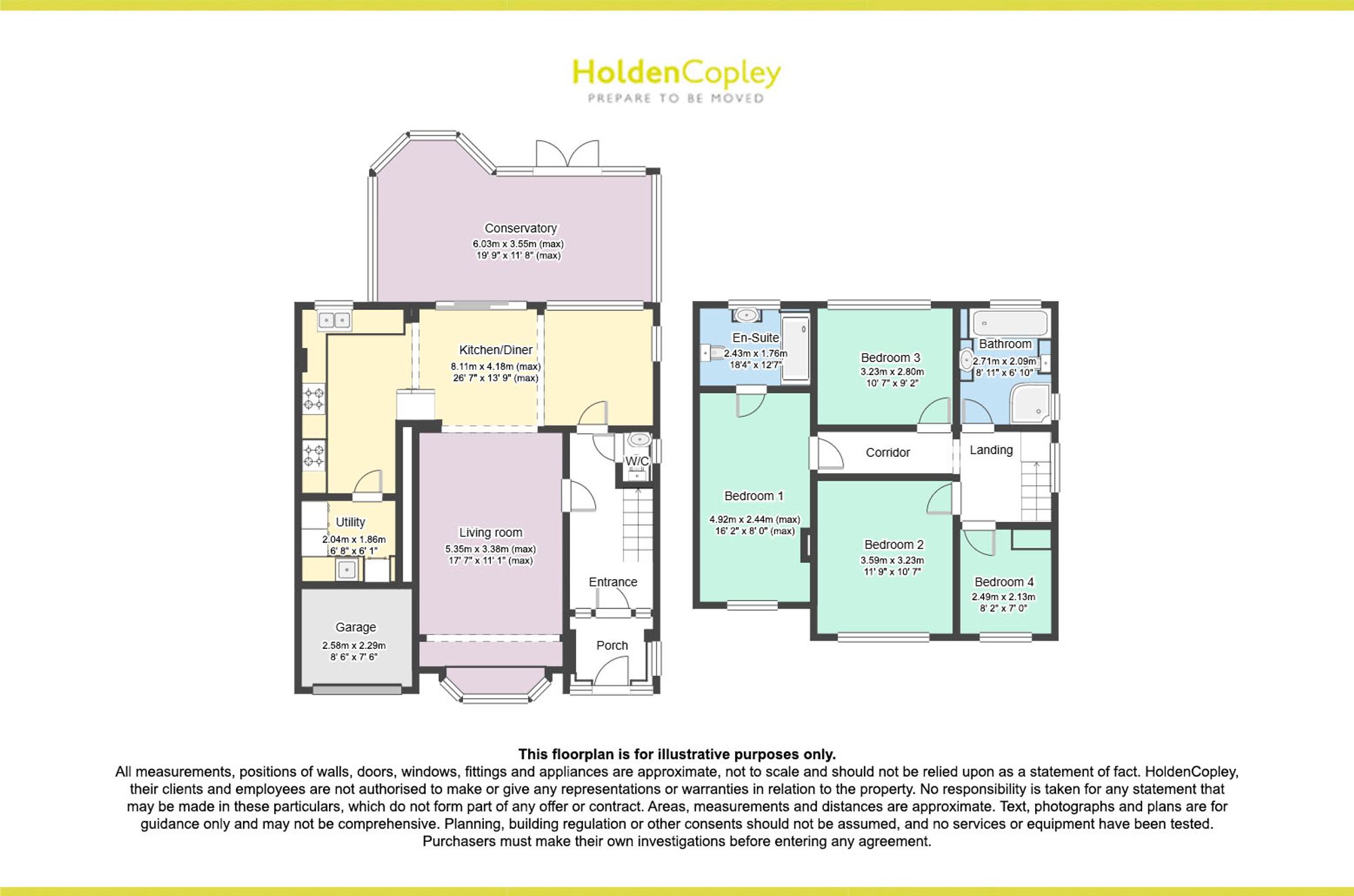 91 Greythorn Drive, Nottingham floorplan