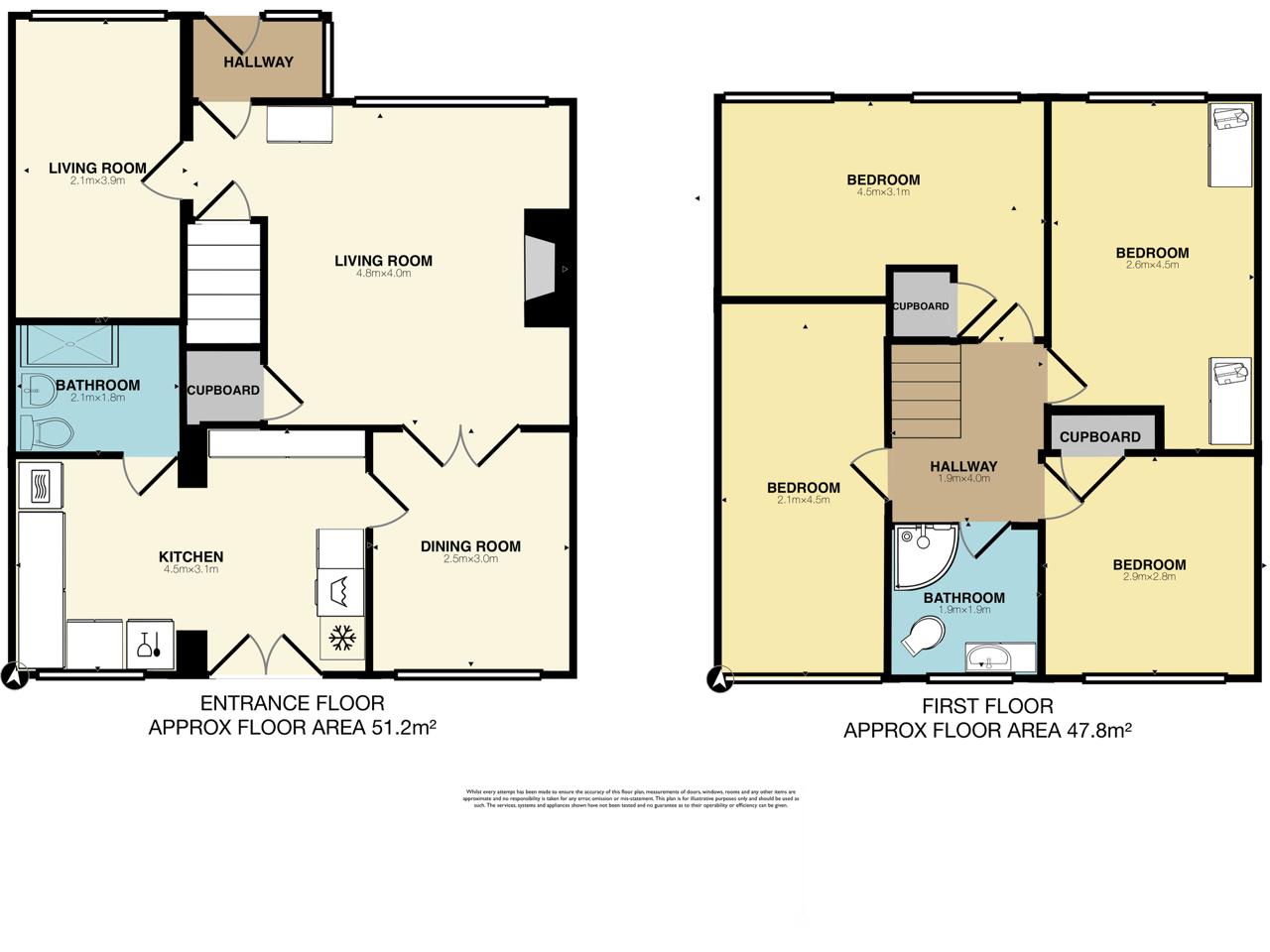 21, Severn Road, Heywood floorplan