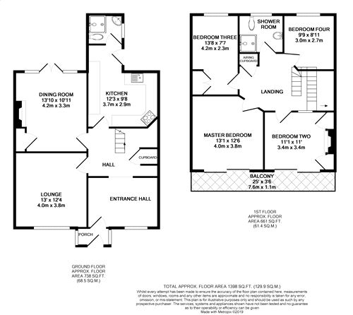 4 Bedrooms Terraced house for sale in Brockley Road, Bexhill On Sea, East Sussex TN39