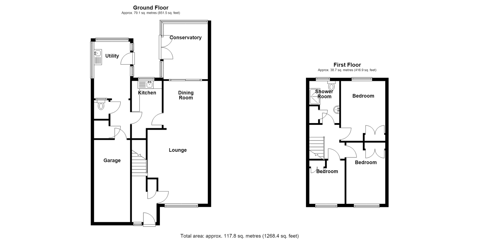 76, Oakwood Road, Birmingham floorplan