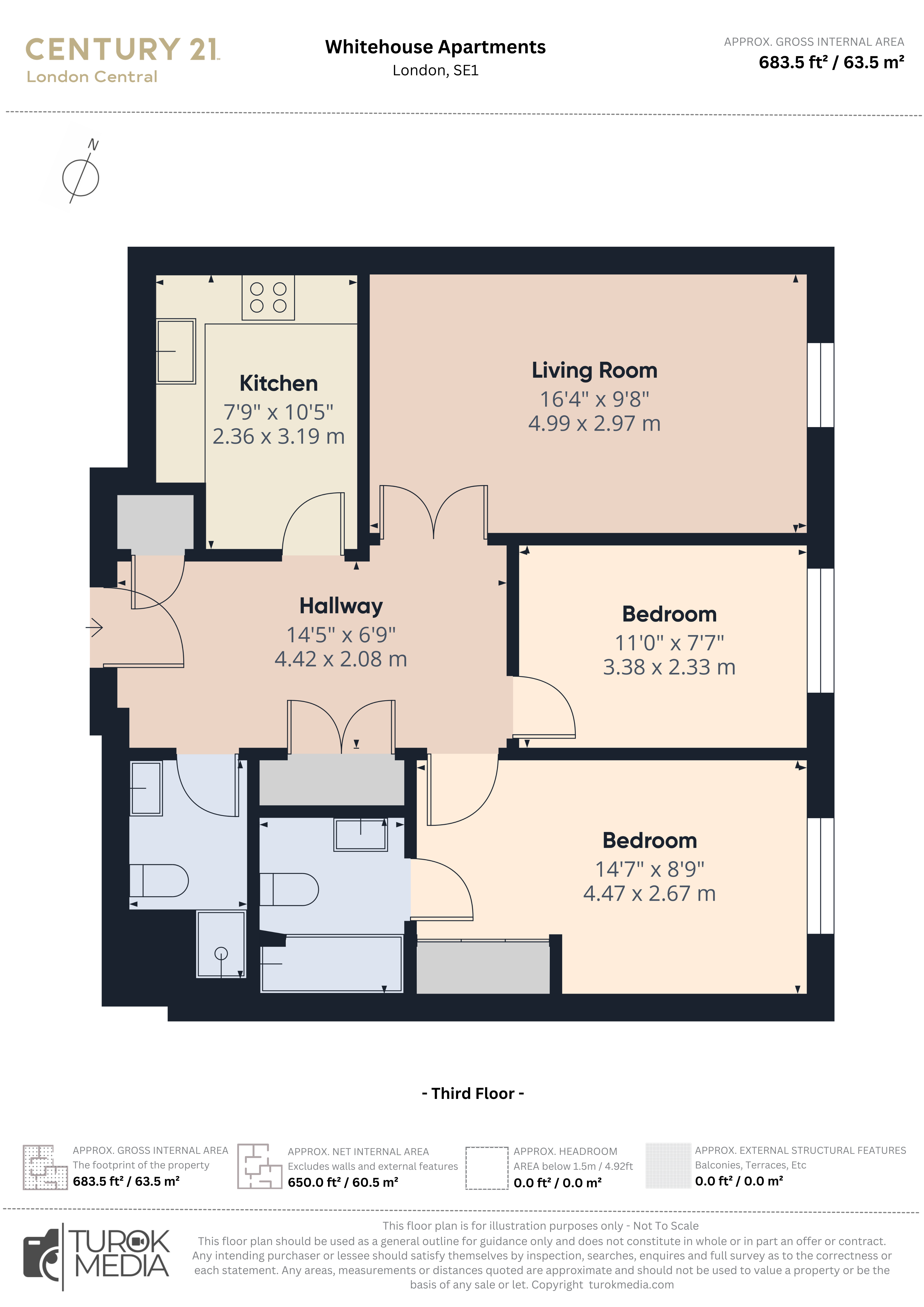 Flat 328, Whitehouse Apartments 9, Belvedere Road, LONDON floorplan