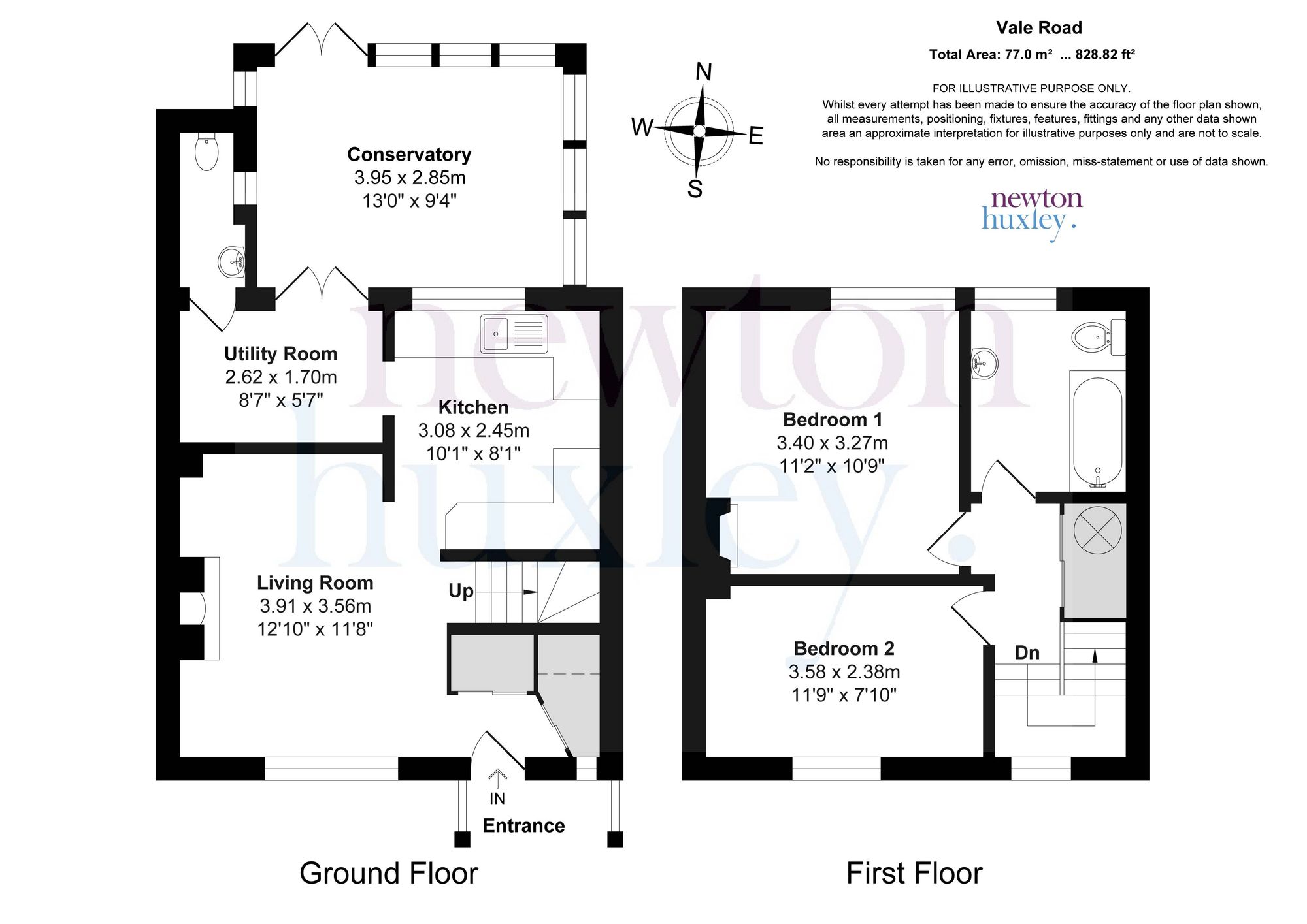 52 Vale Road, Esher floorplan