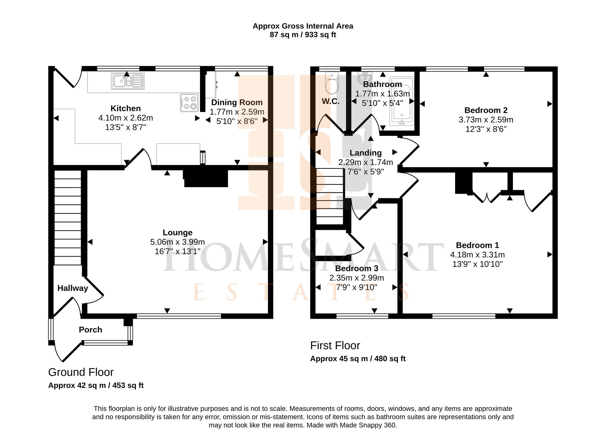 93 Maple Avenue, Runcorn floorplan