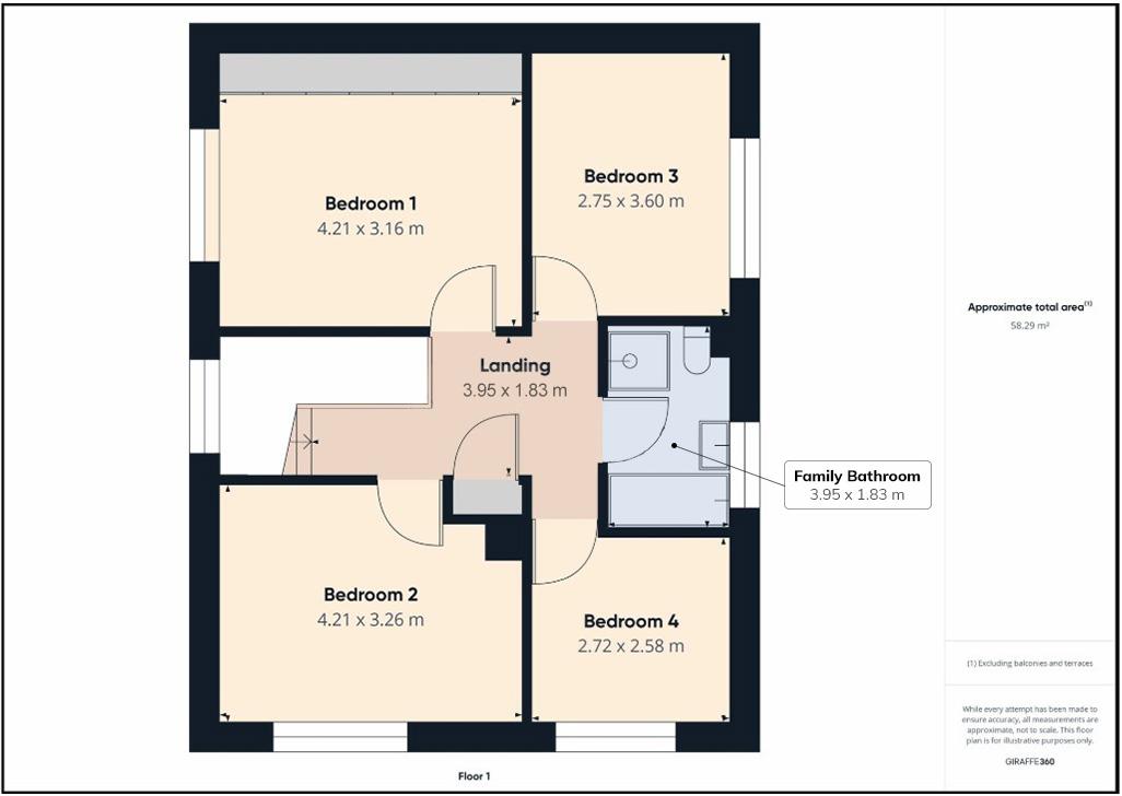 126, Railey Road, Crawley floorplan