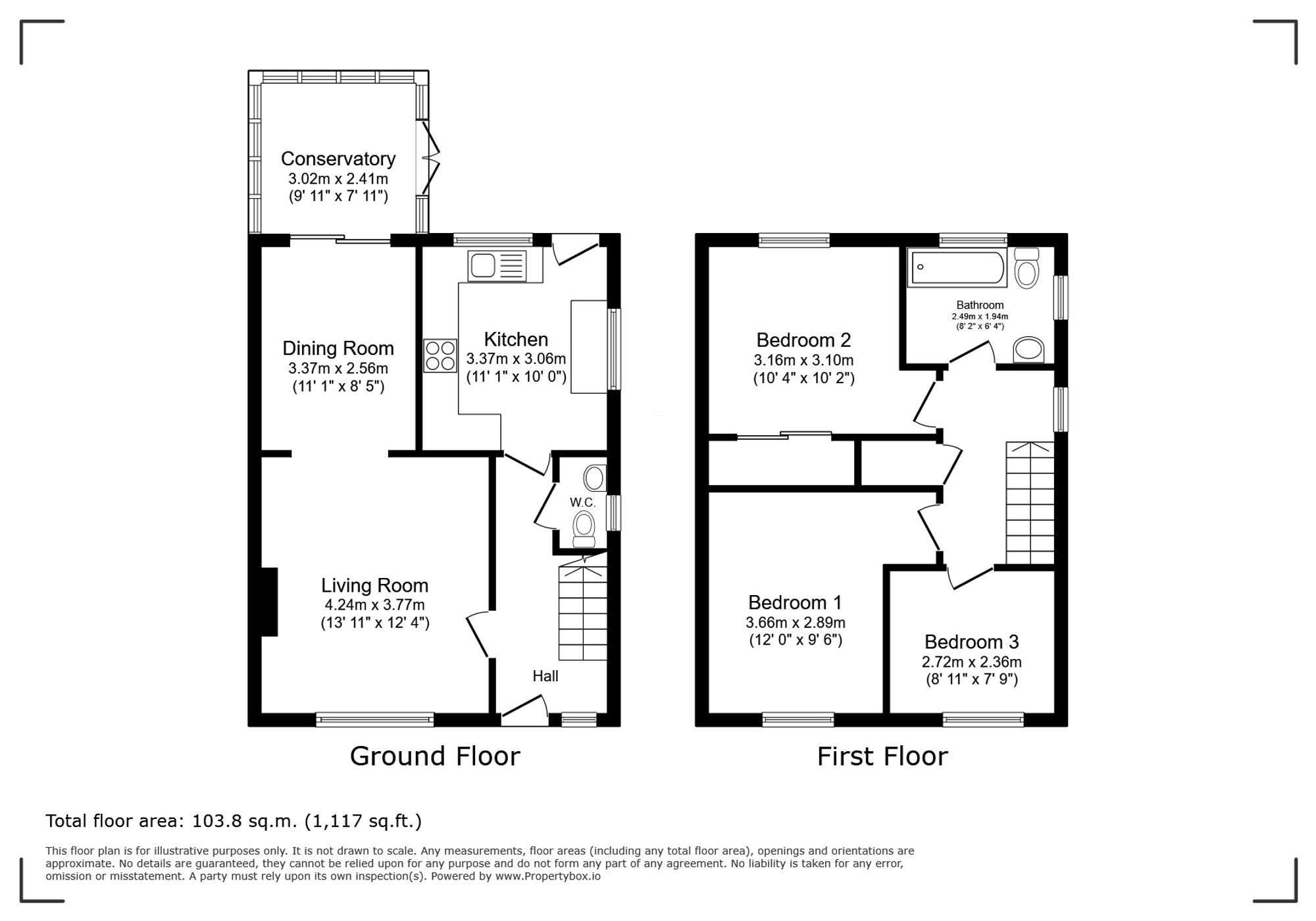 30 New Pastures, Newport floorplan