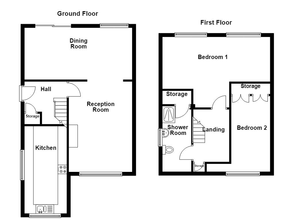 74, Pole Lane, Darwen floorplan