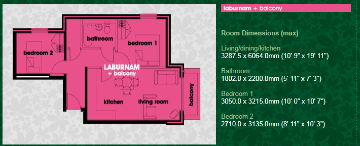 Apartment, Chesterfield floorplan