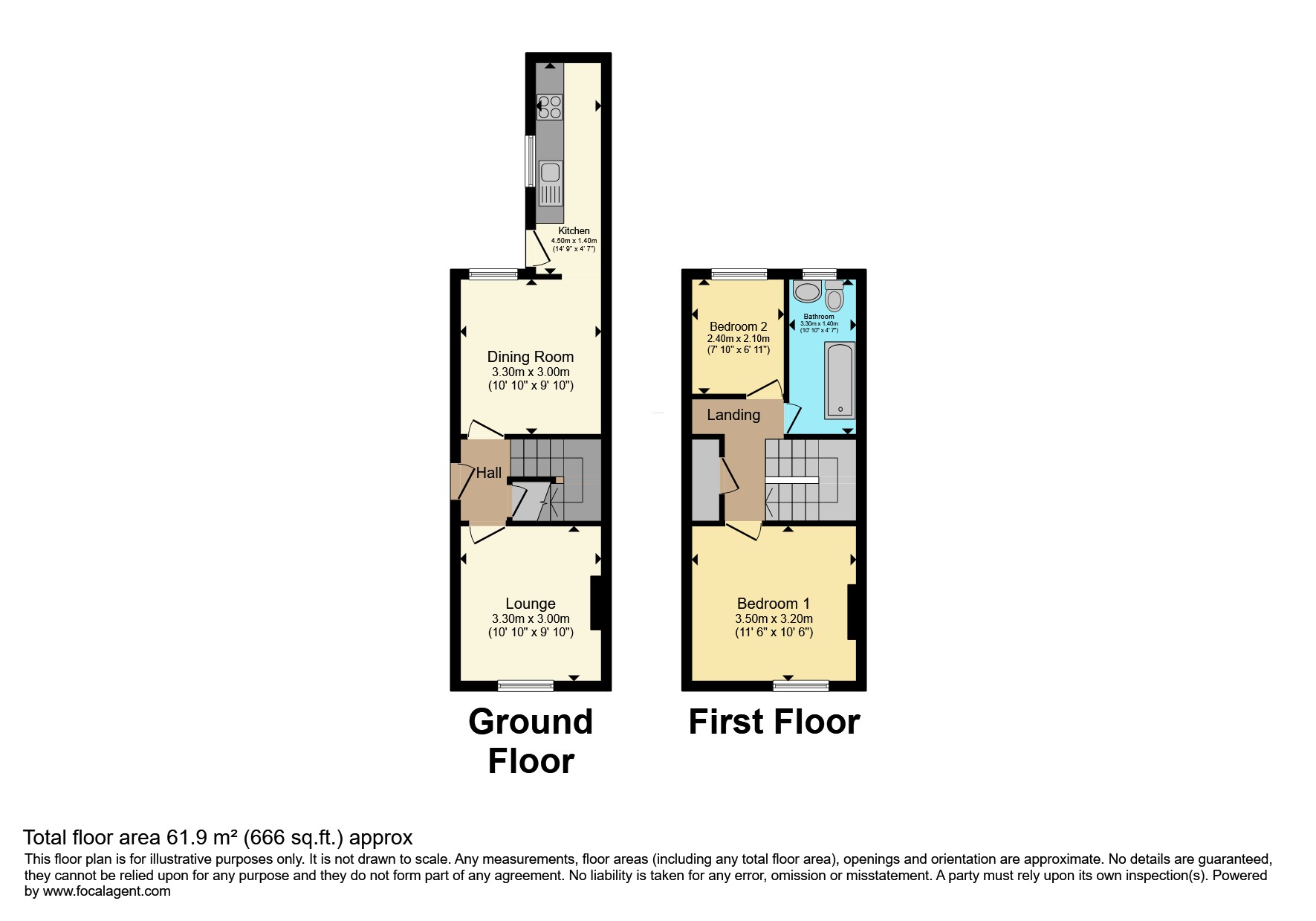 20, Queen Street, Grantham floorplan