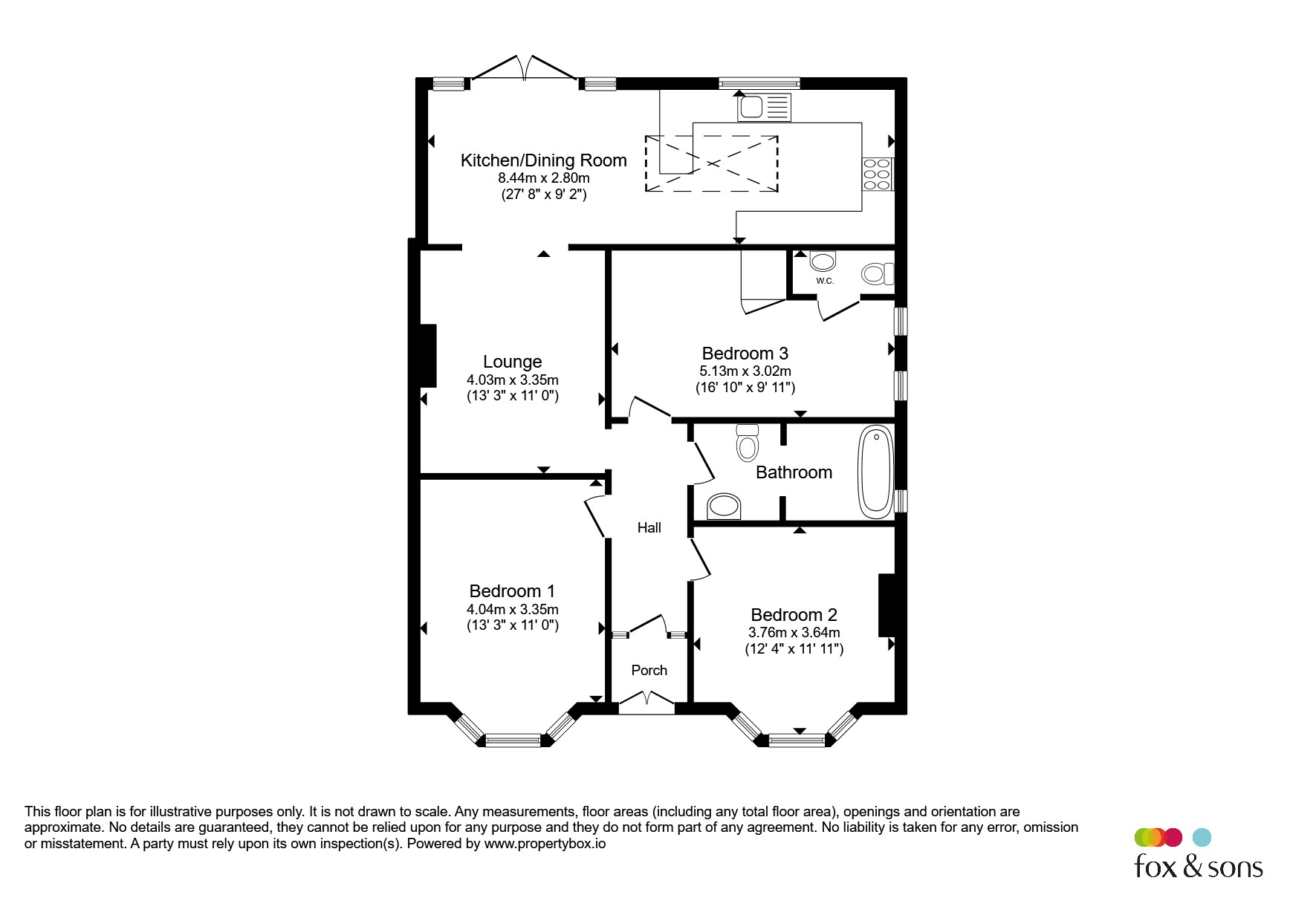 Flat 1, 85, Enys Road, Eastbourne floorplan