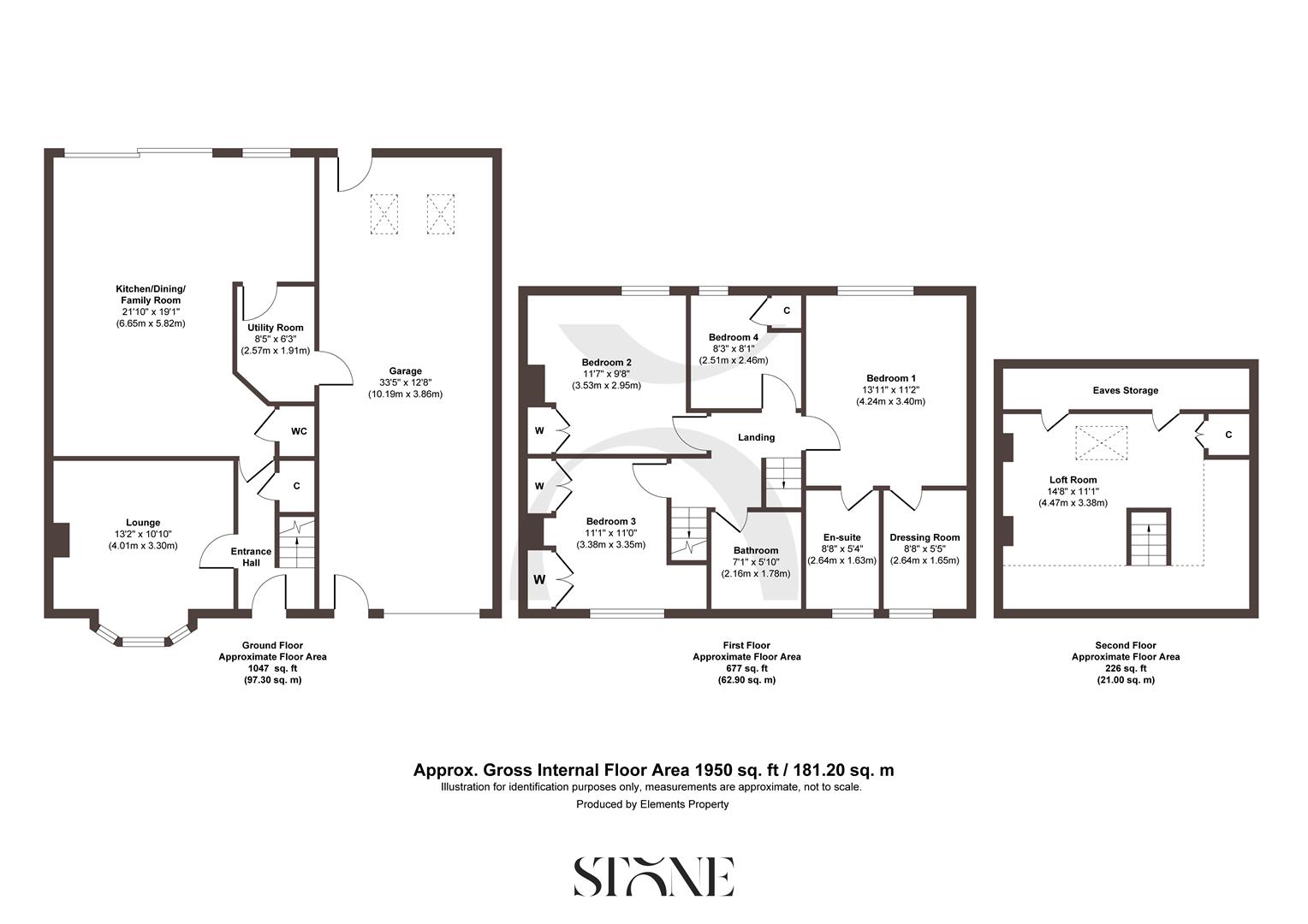 219, London Road North, Redhill floorplan