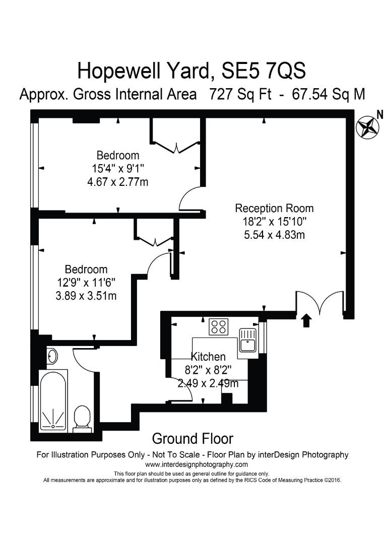 36, Hopewell Yard, Hopewell Street, London floorplan