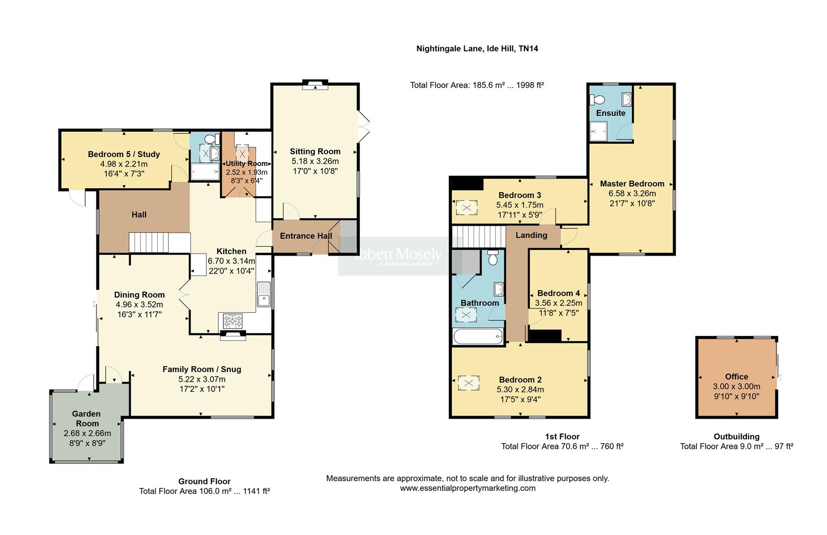 Tapsells, Nightingale Lane, Ide Hill, Nr Sevenoaks floorplan