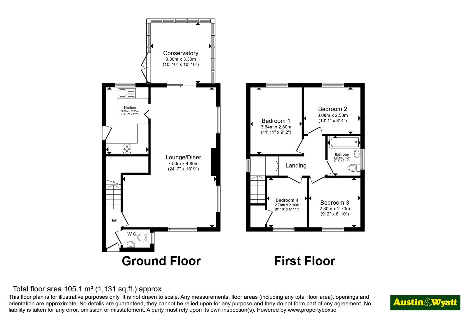 4, Tarrant Close, Poole floorplan