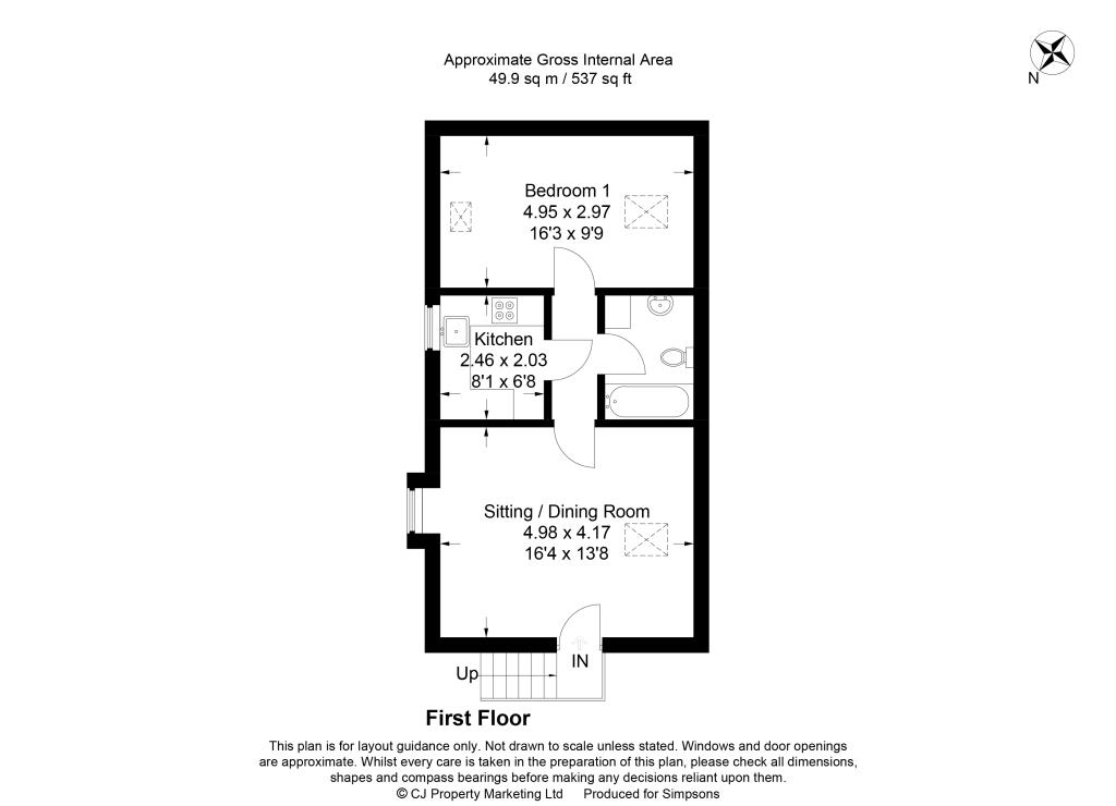 1 Bedrooms Terraced house to rent in Oakesmere, Appleton, Abingdon OX13