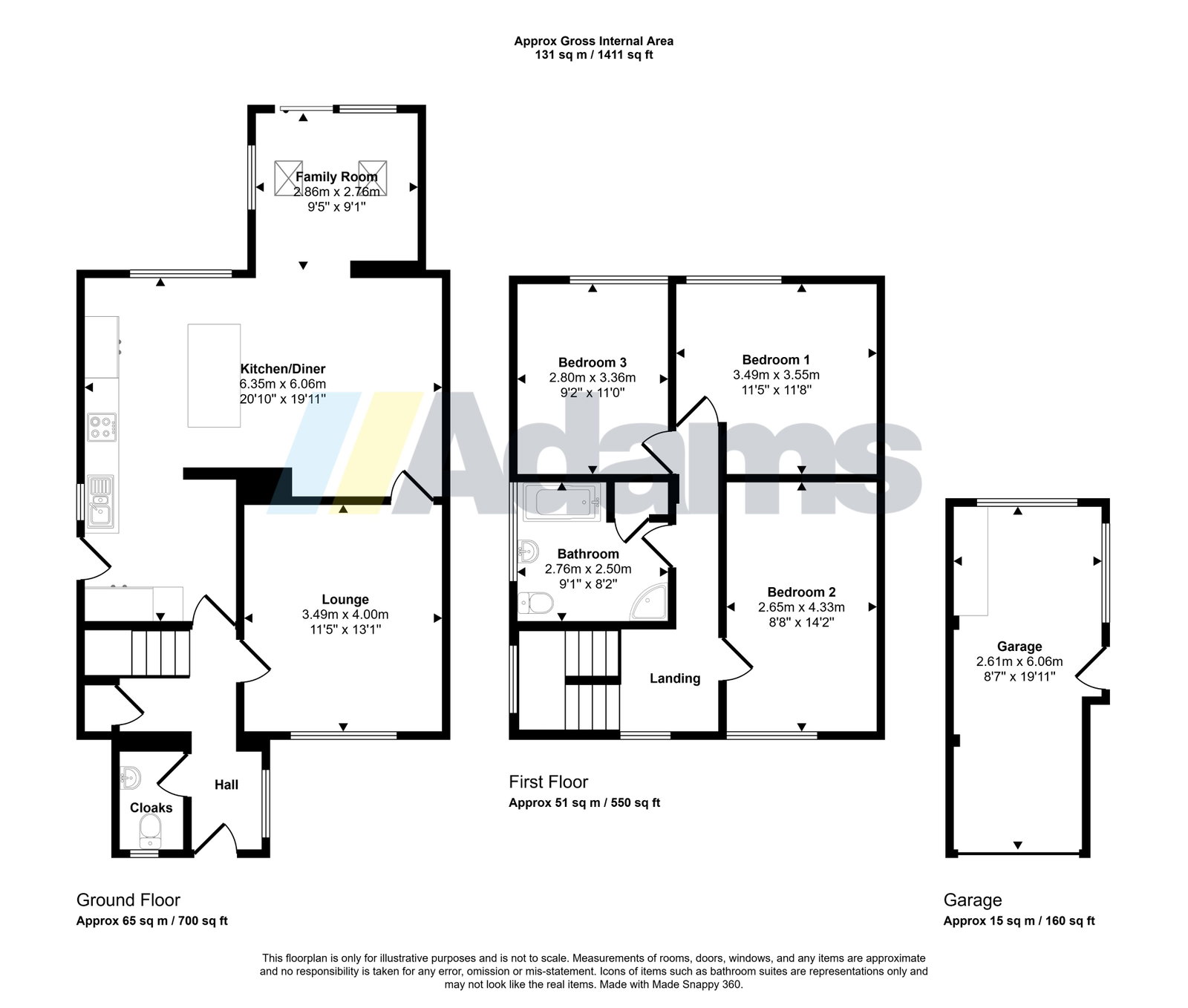2, Wentworth Close, Widnes floorplan