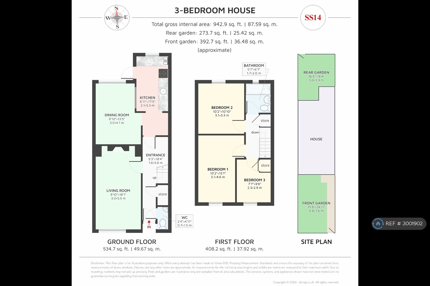 Gordon Road, Basildon floorplan