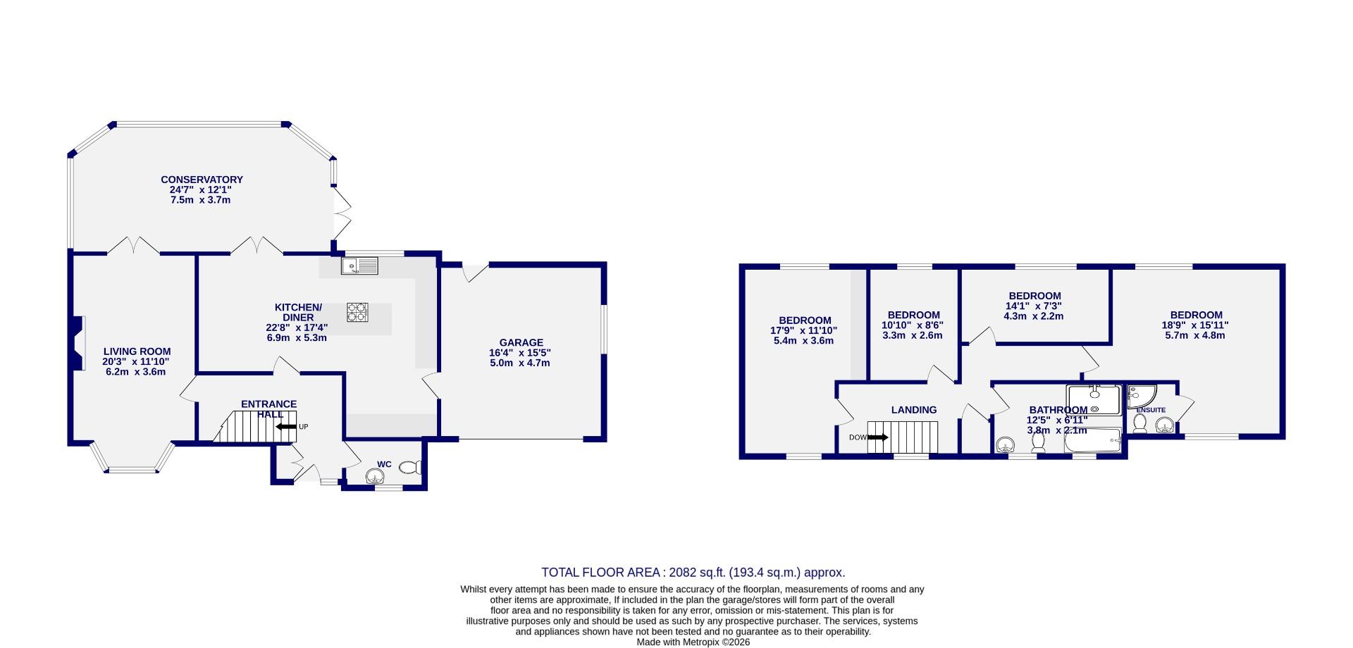 22, Manor Garth, York floorplan