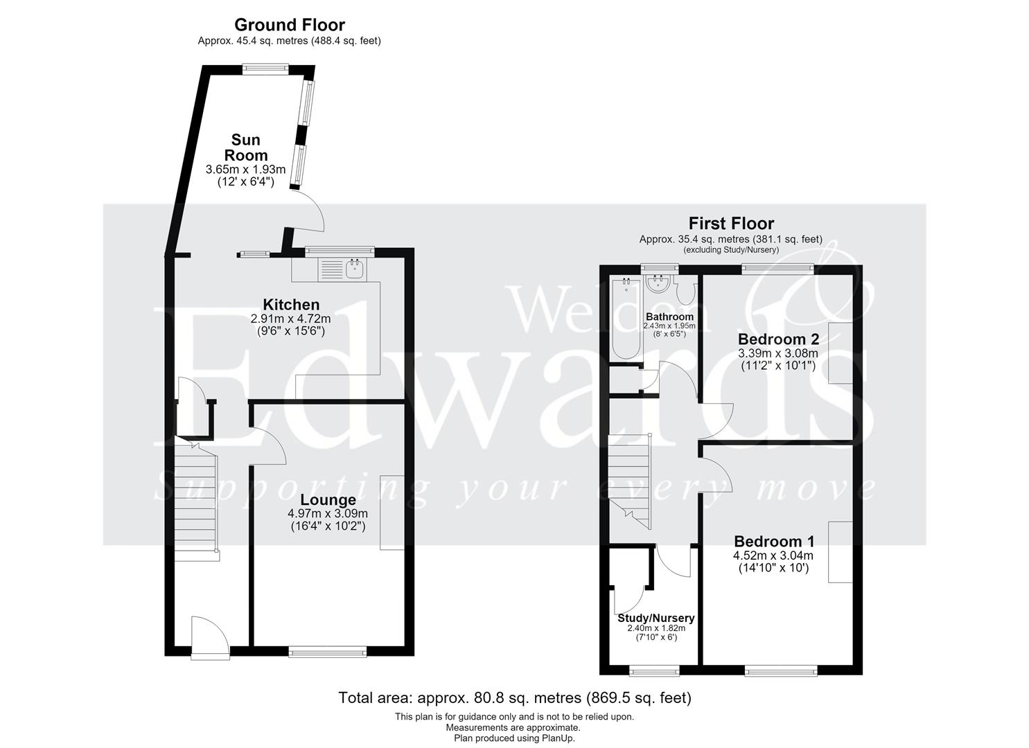95, Chapel Street, Devon floorplan